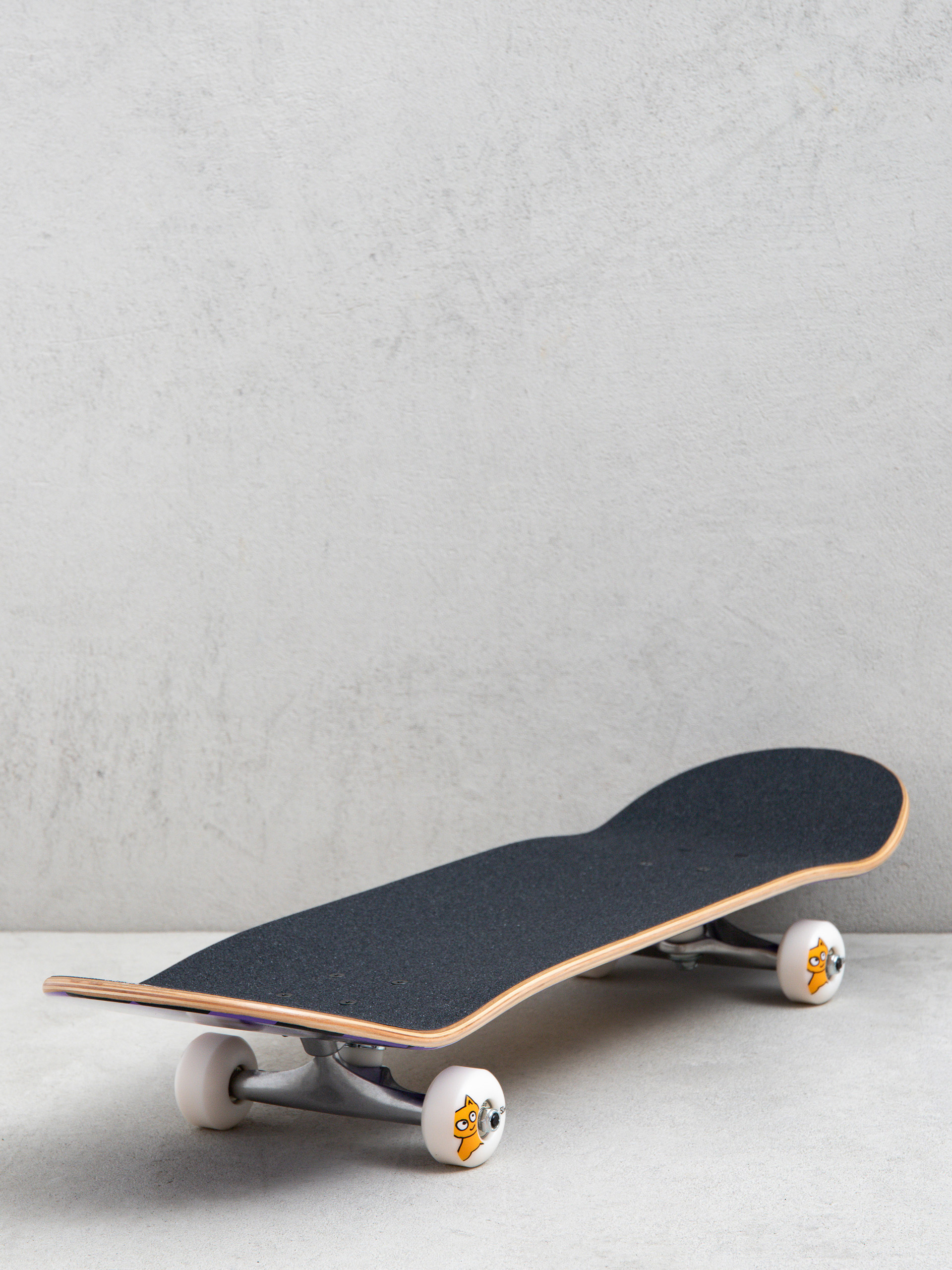 Meow Skateboards Big Cat Checker Twist Komplett gördeszka (purple)