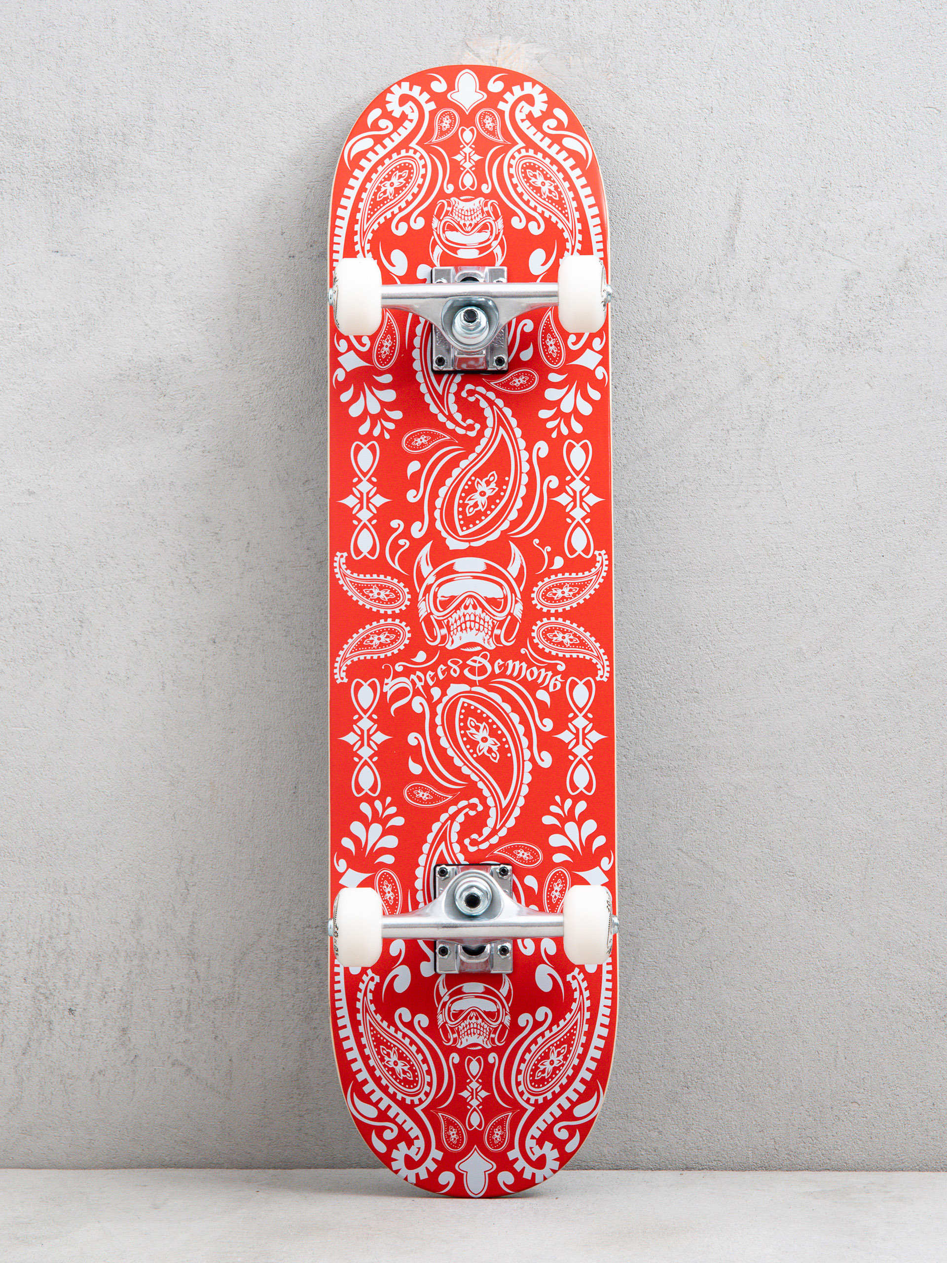 Speed Demons Bandana Komplett gördeszka (red/white)