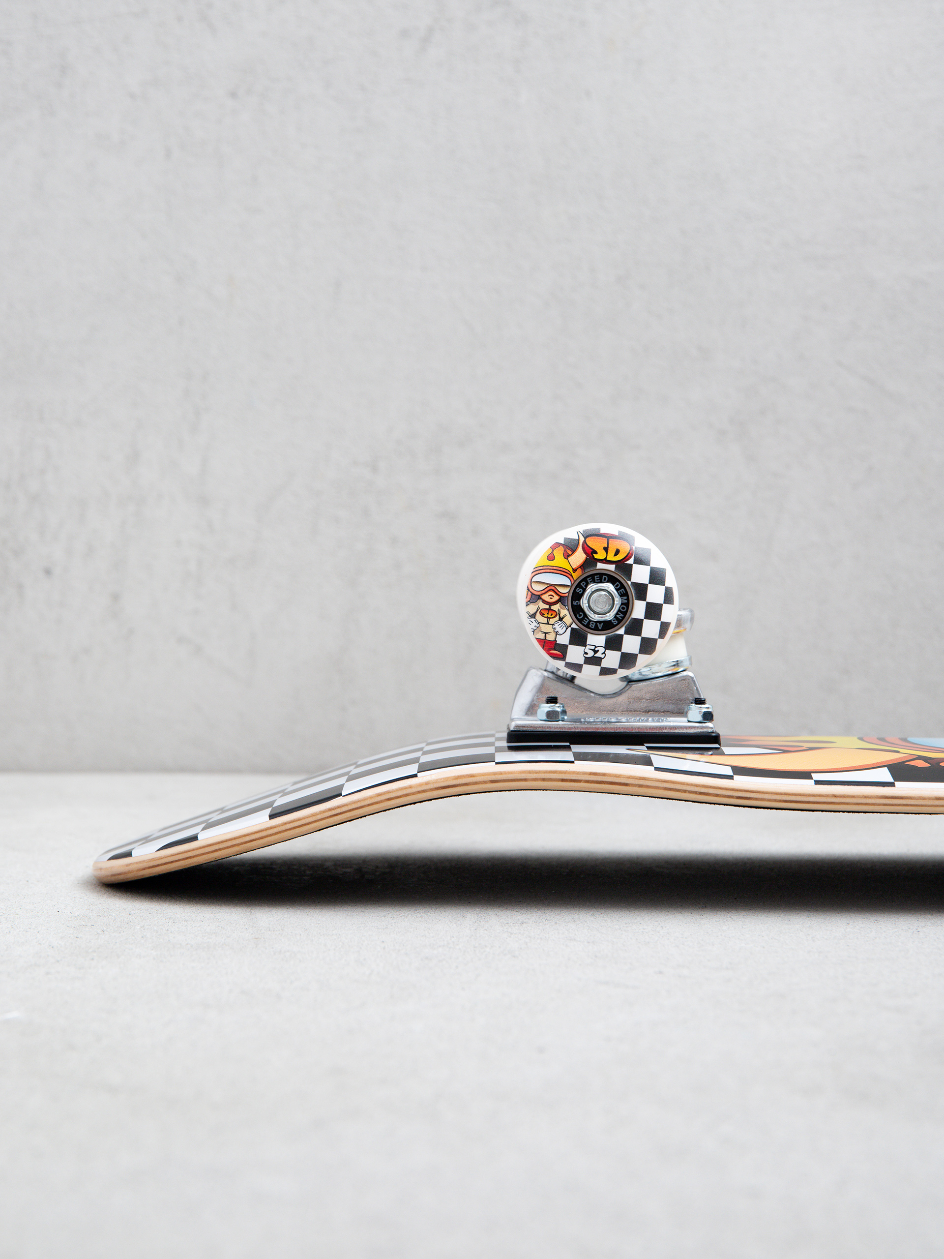 Speed Demons Hot Shot Komplett gördeszka (black/white checks)