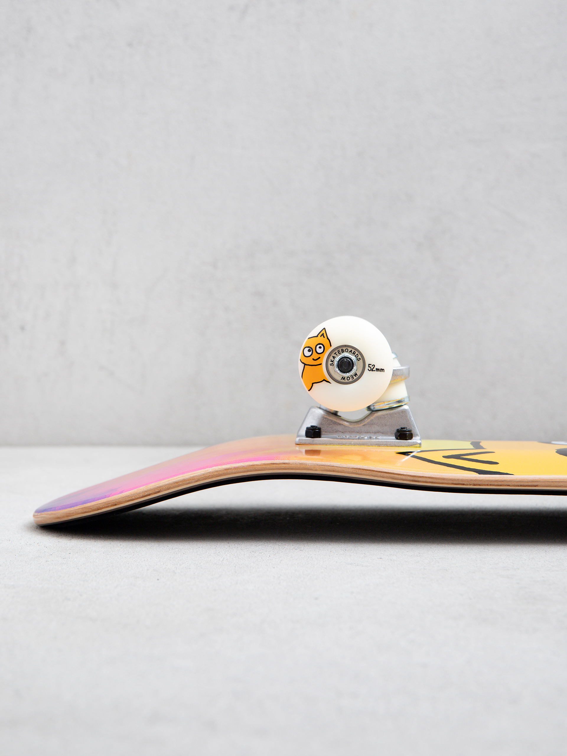 Meow Skateboards Big Cat Soft Top Komplett gördeszka (tie dye)