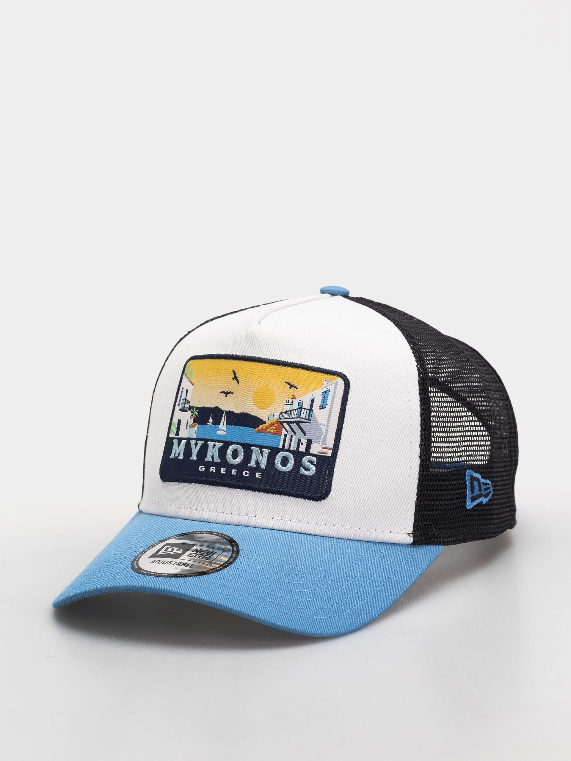 Baseball sapka New Era Location Patch Trucker (blue/white)