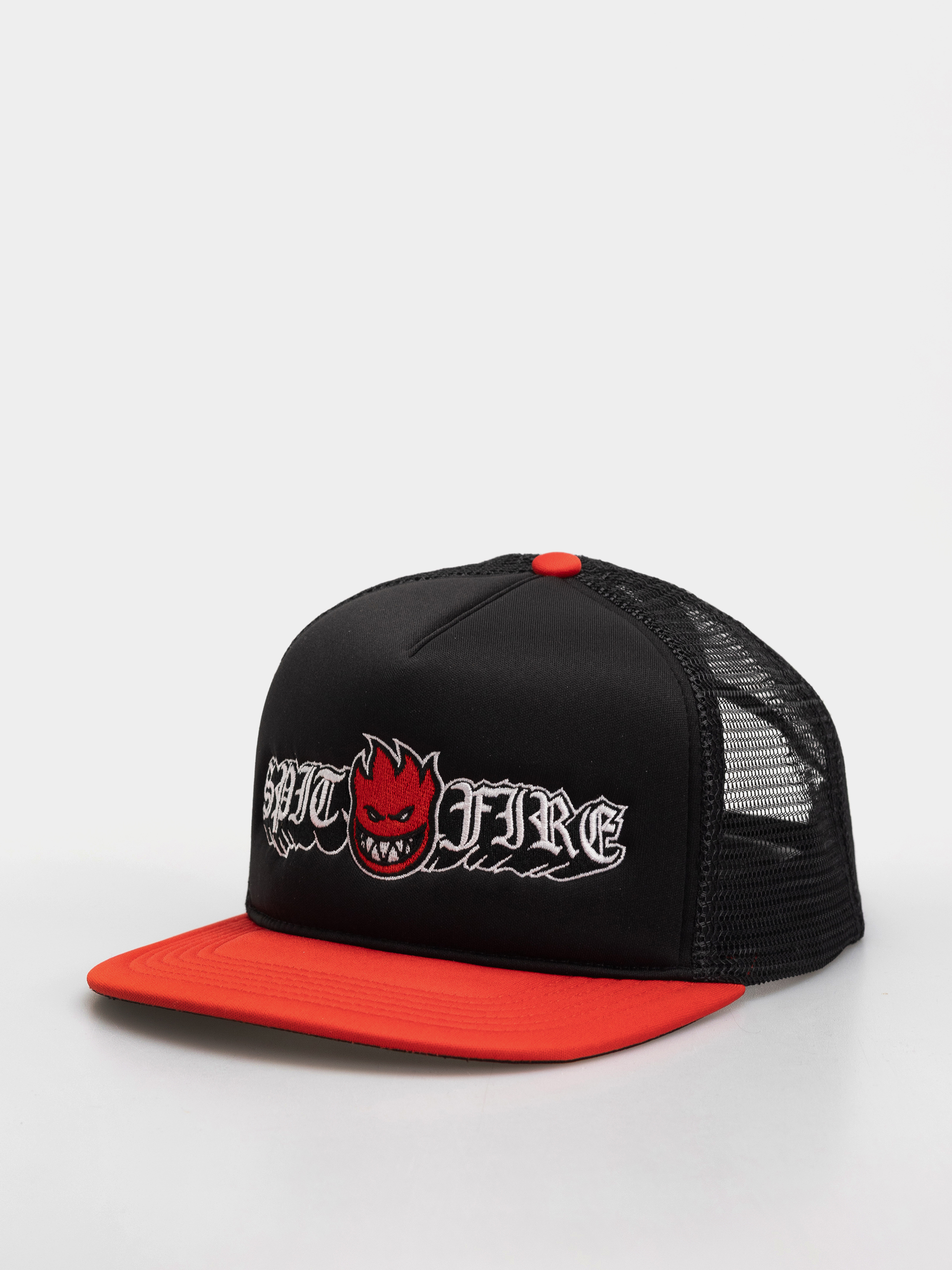 Baseball sapka Spitfire Old E Drop Bighead (black/red)