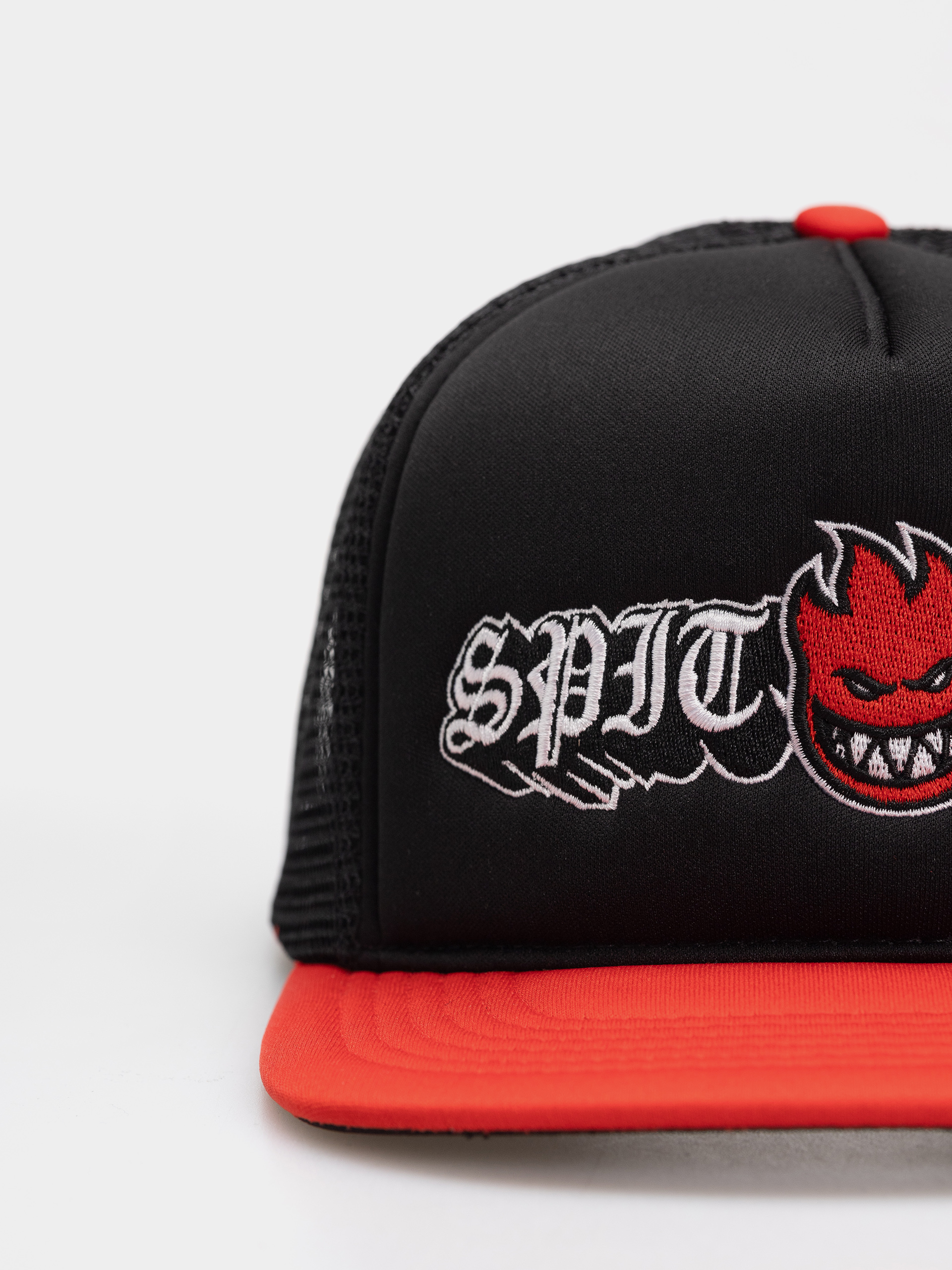 Baseball sapka Spitfire Old E Drop Bighead (black/red)