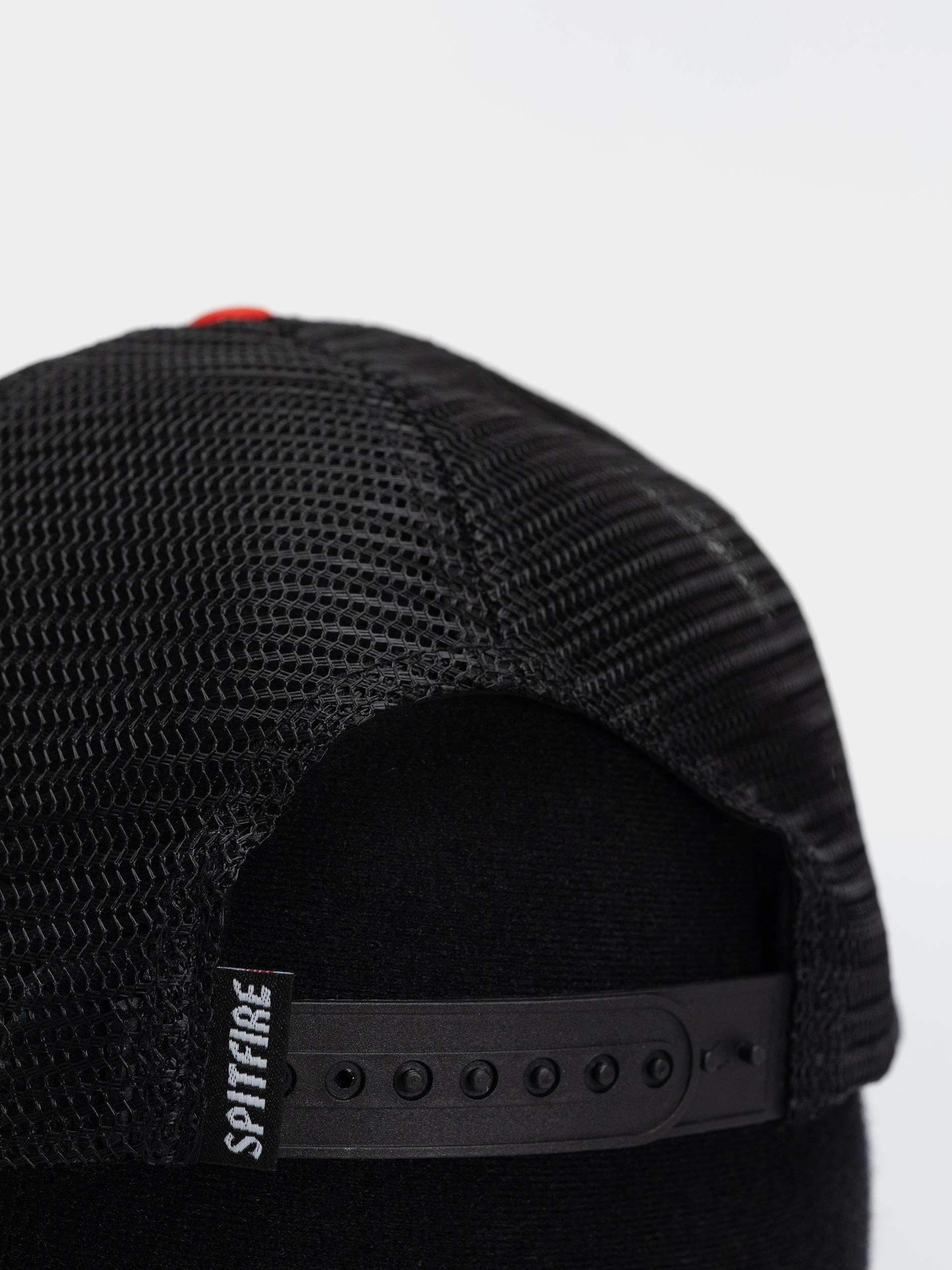 Baseball sapka Spitfire Old E Drop Bighead (black/red)