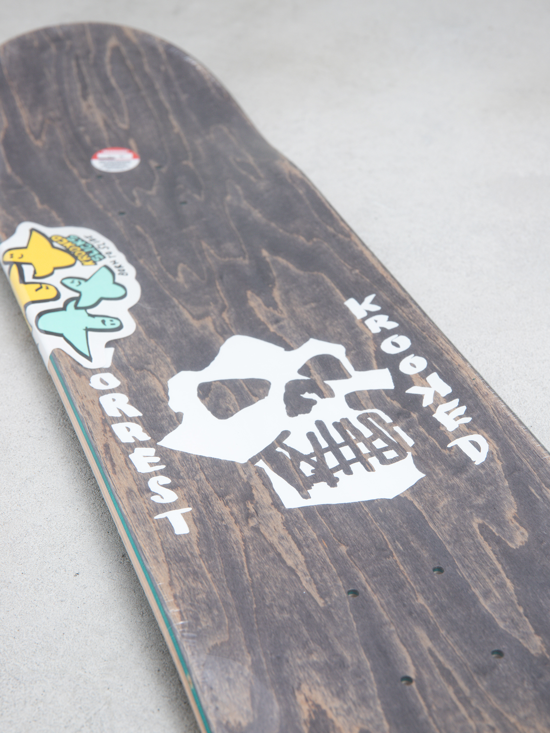 Krooked Worrest Skulls And Bolts Slick Gördeszka lap