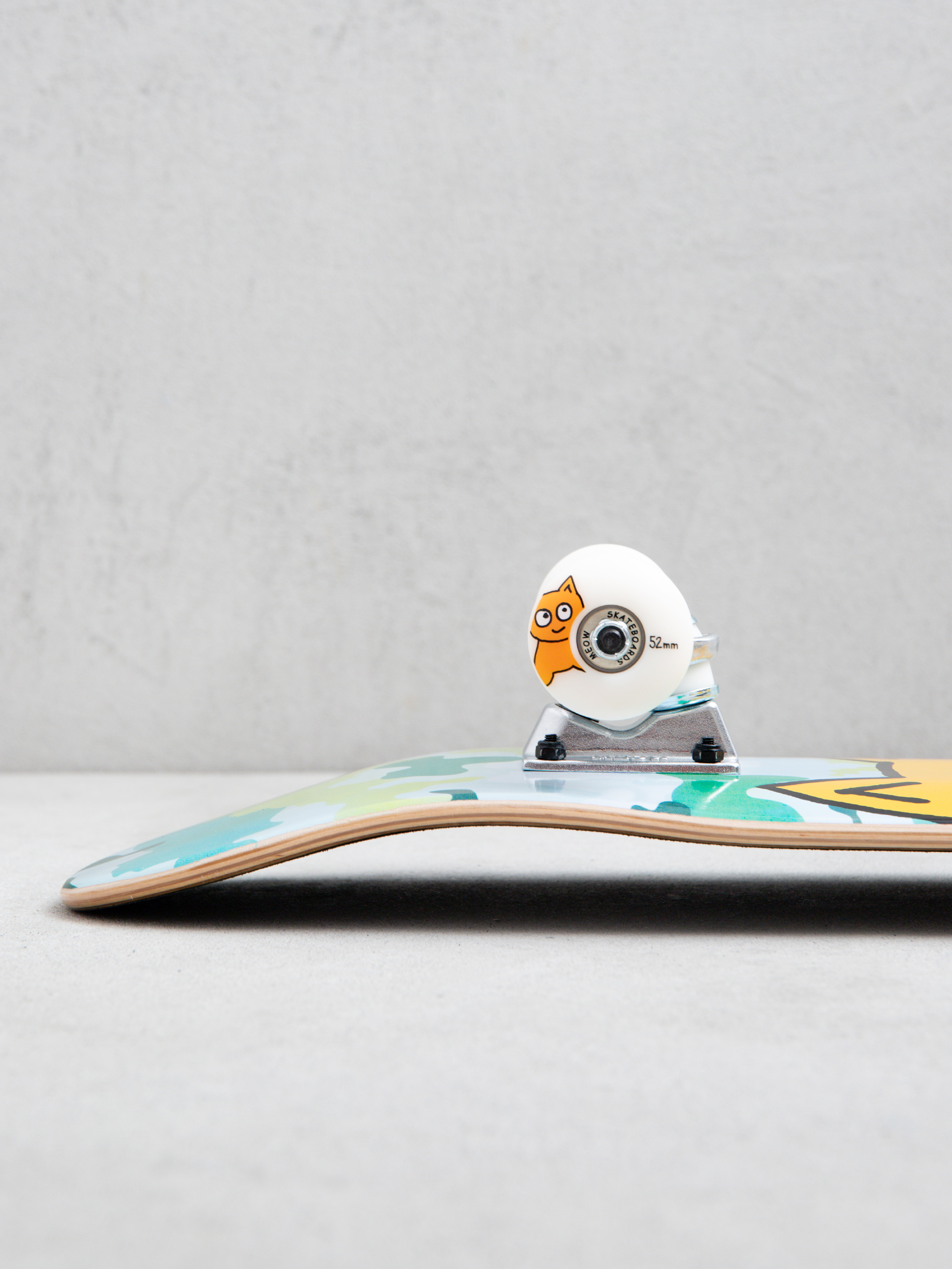 Meow Skateboards Big Cat Komplett gördeszka (camo green)