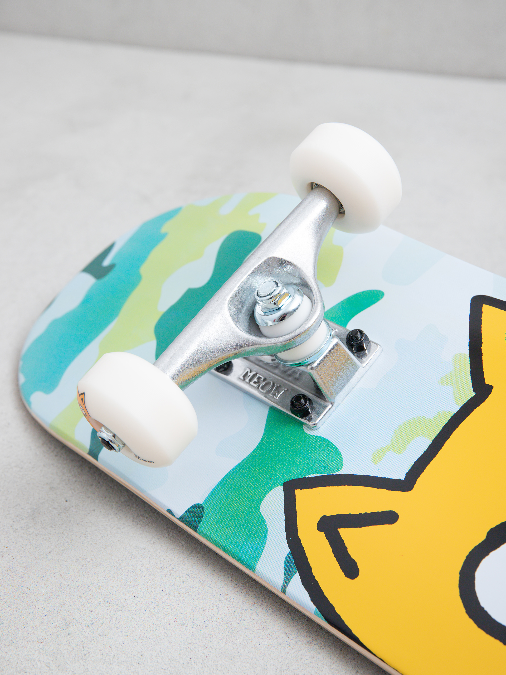 Meow Skateboards Big Cat Komplett gördeszka (camo green)