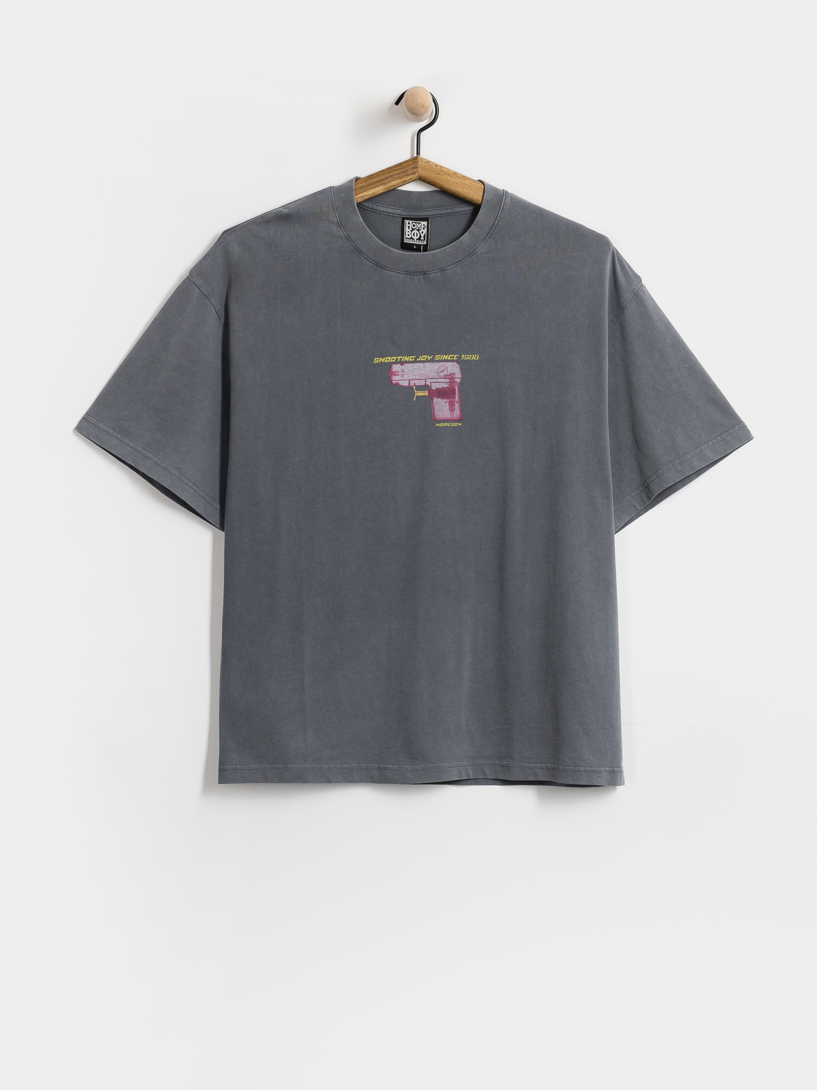 Póló Homeboy Water Gun (washed grey)