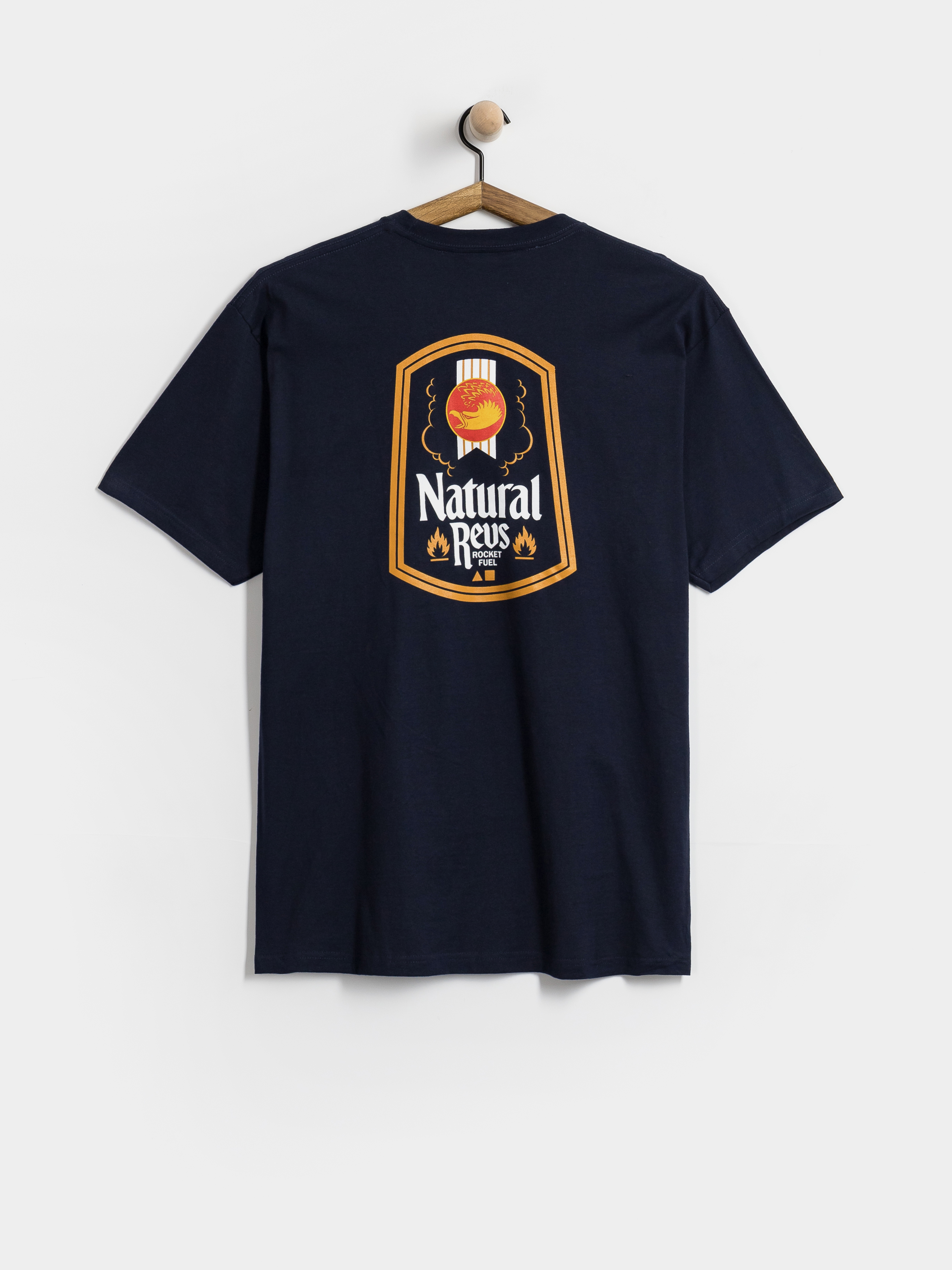 Póló Antihero Natty Revs (navy w/multi color prints)