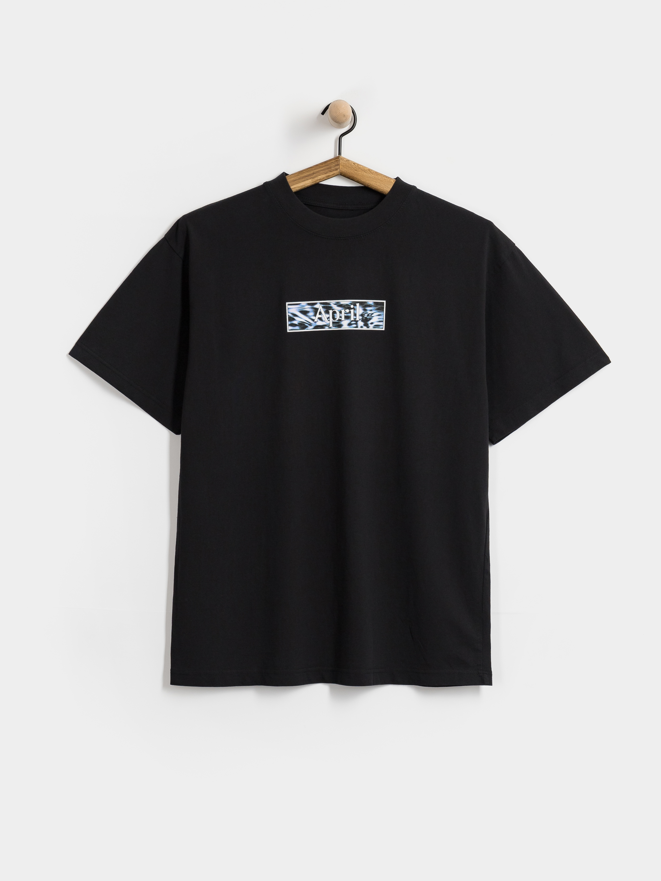 Póló April Skateboards Liquid (black)