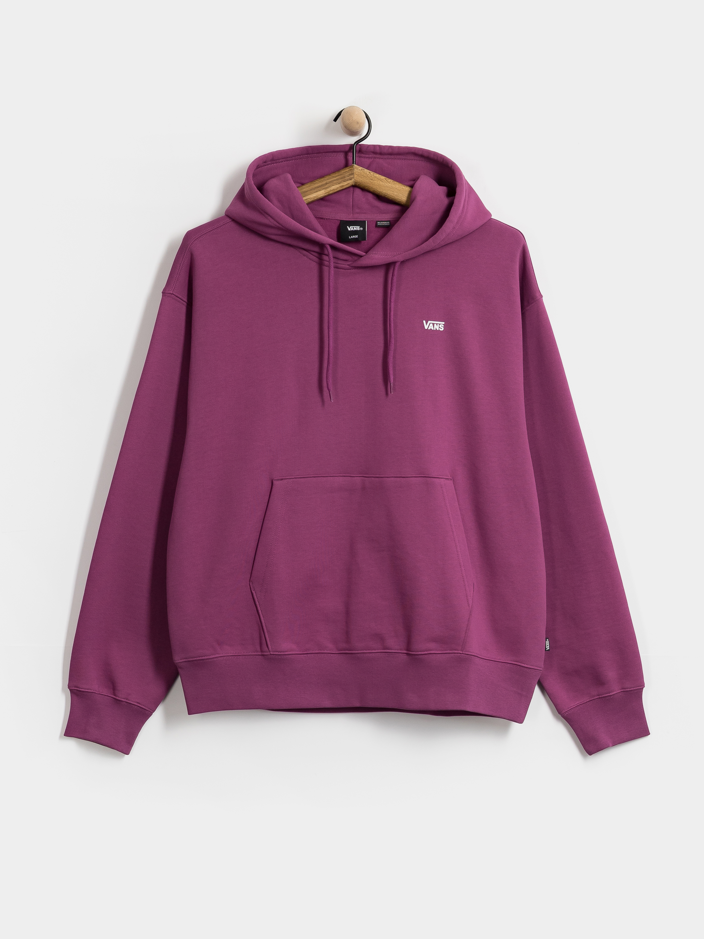 Kapucnis pulóver Vans Left Chest HD (mystic mulberry)