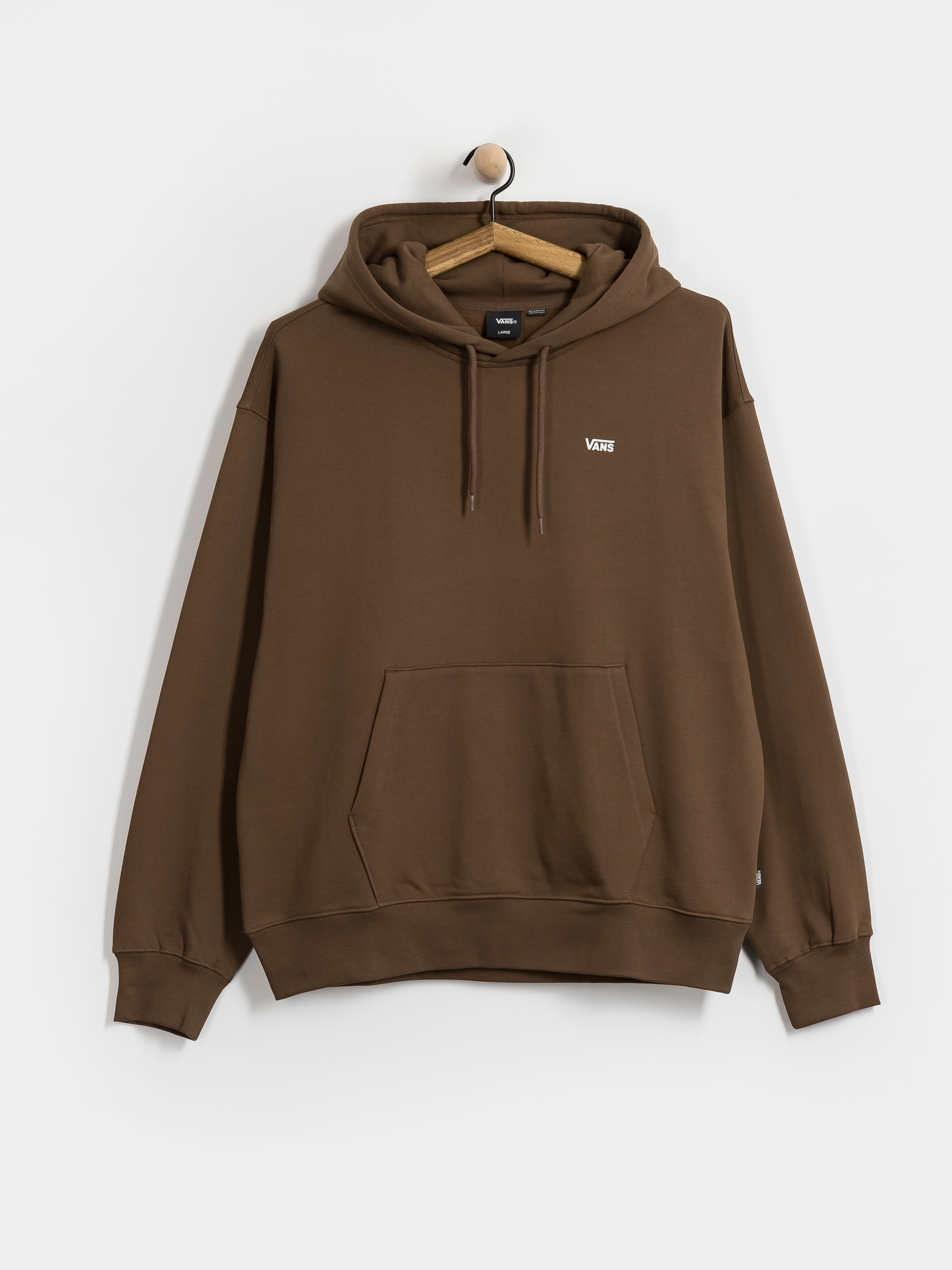 Kapucnis pulu00f3ver Vans Left Chest HD (vintage cocoa)