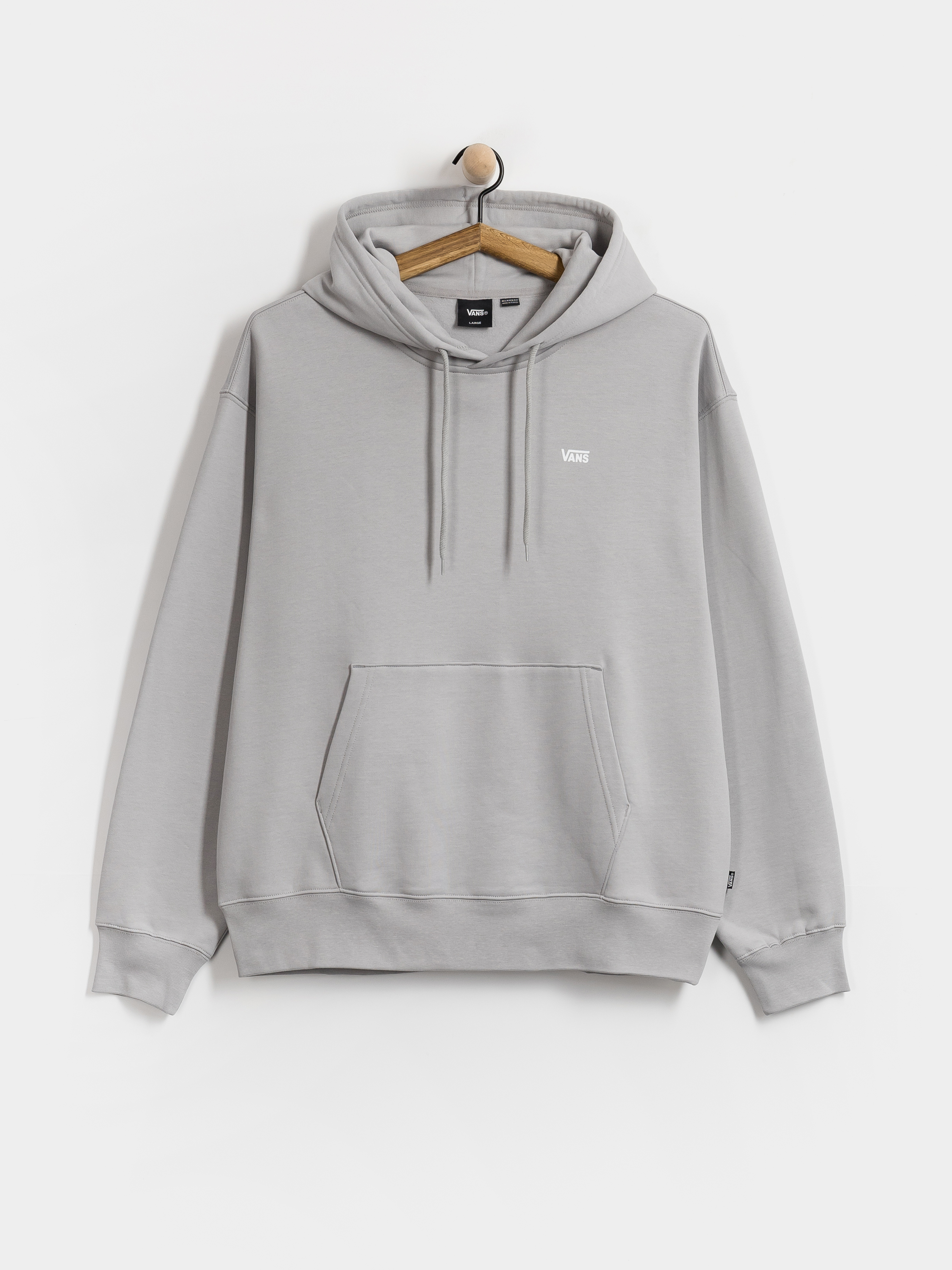 Kapucnis pulóver Vans Left Chest HD (light grey)
