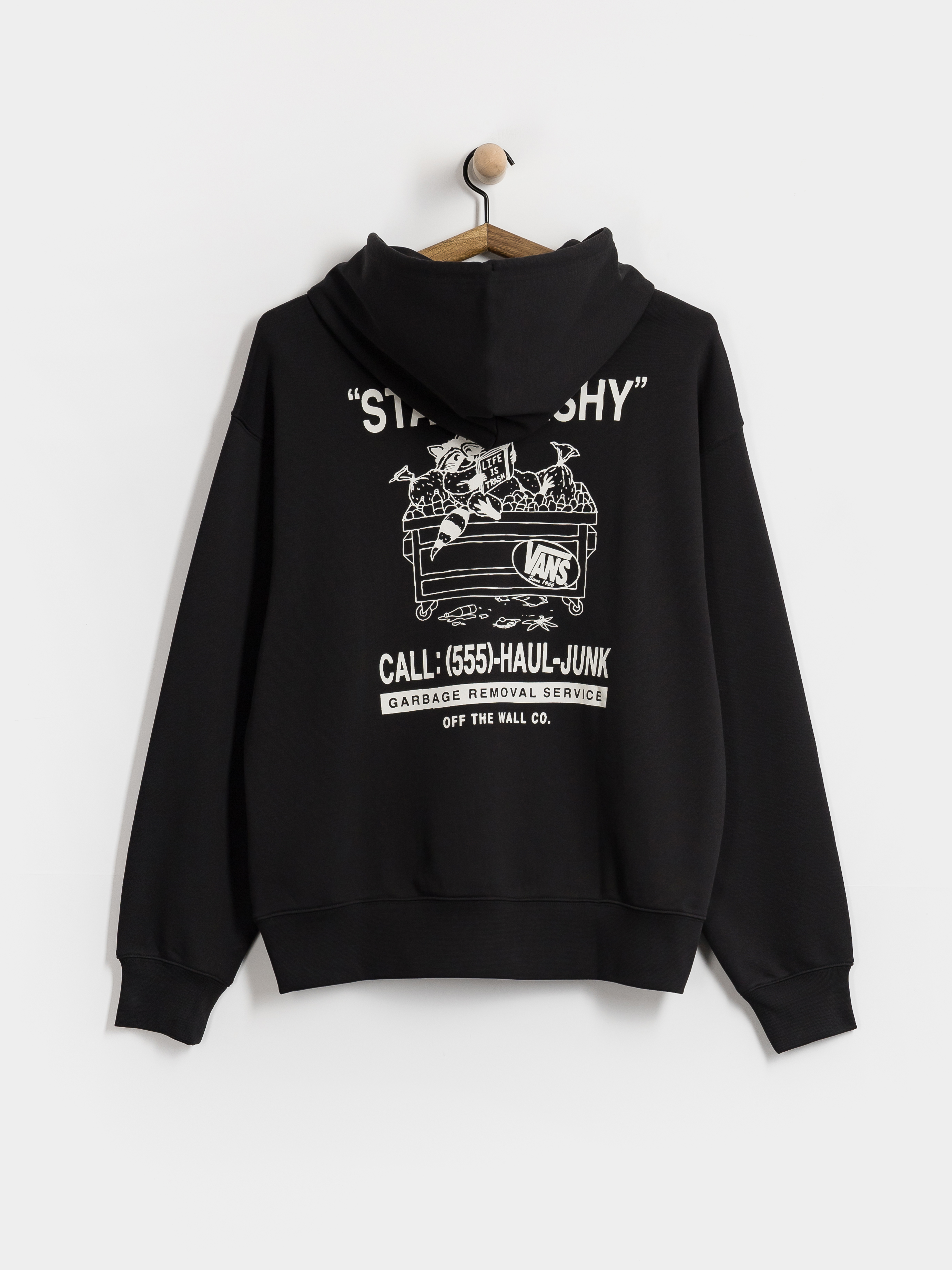 Kapucnis pulóver Vans Trashy HD (black)