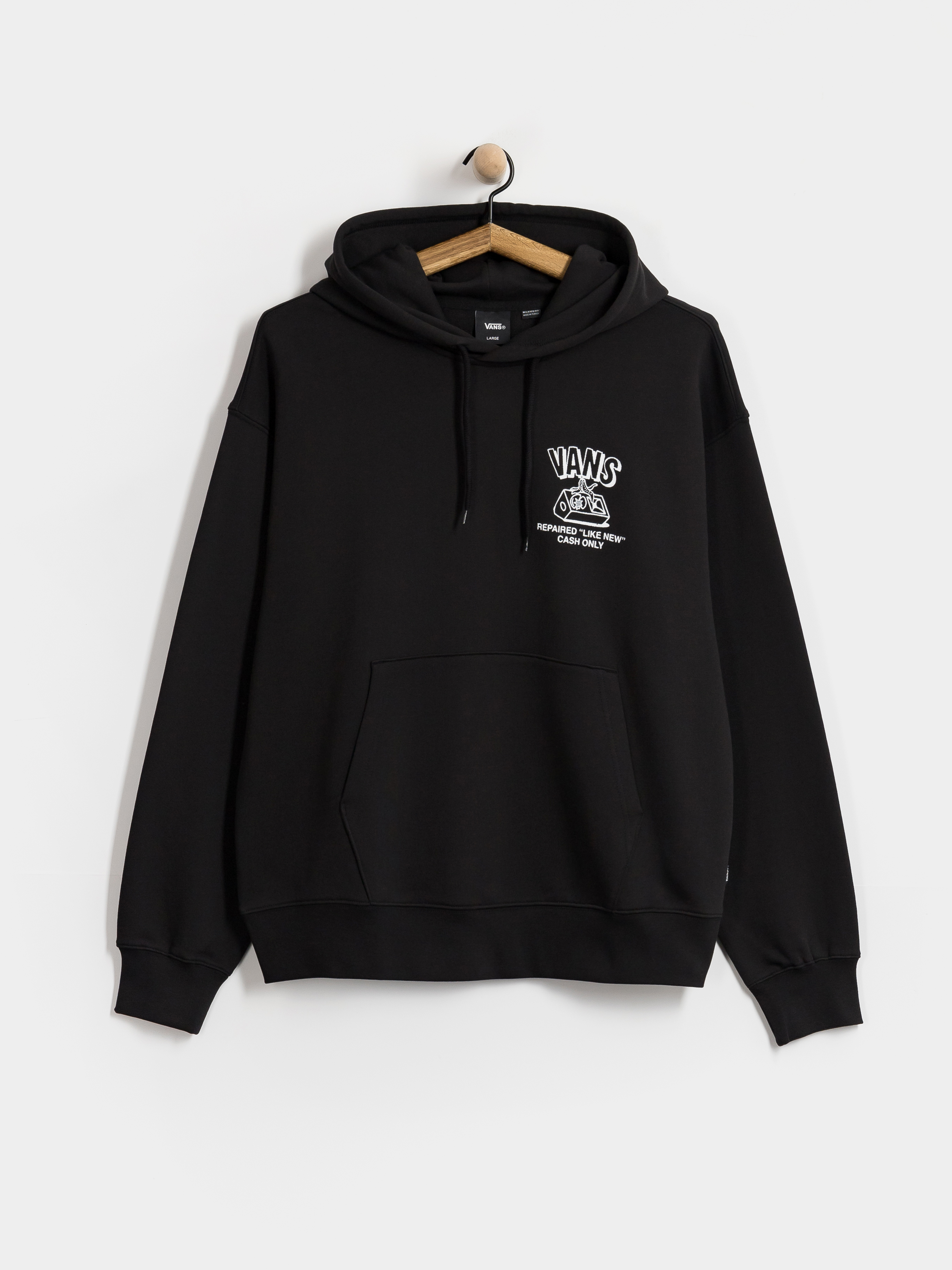 Kapucnis pulóver Vans Refurbed HD (black)