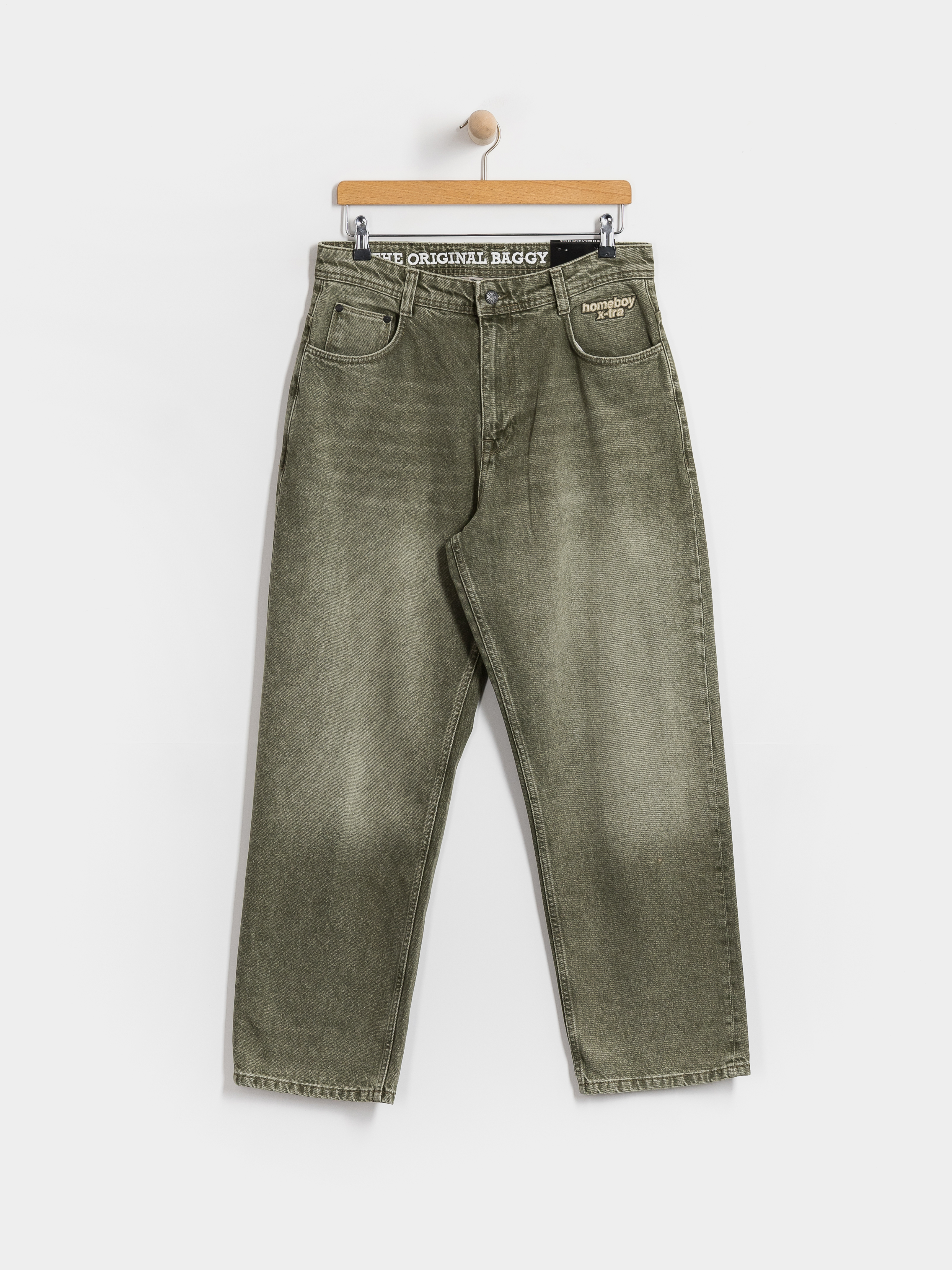 Kisnadrág Homeboy X Tra Baggy Dye Denim (washed green)