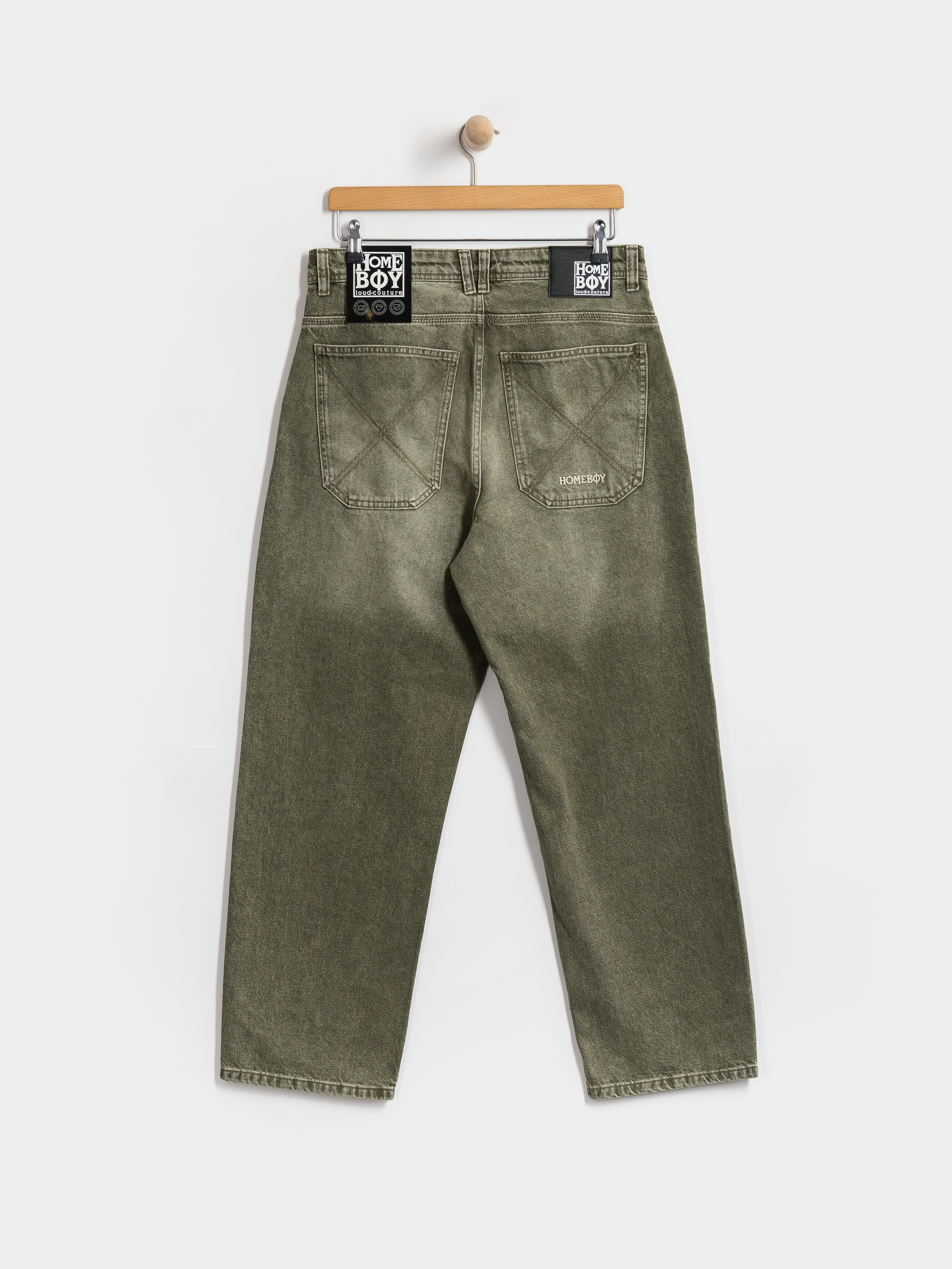 Kisnadrág Homeboy X Tra Baggy Dye Denim (washed green)