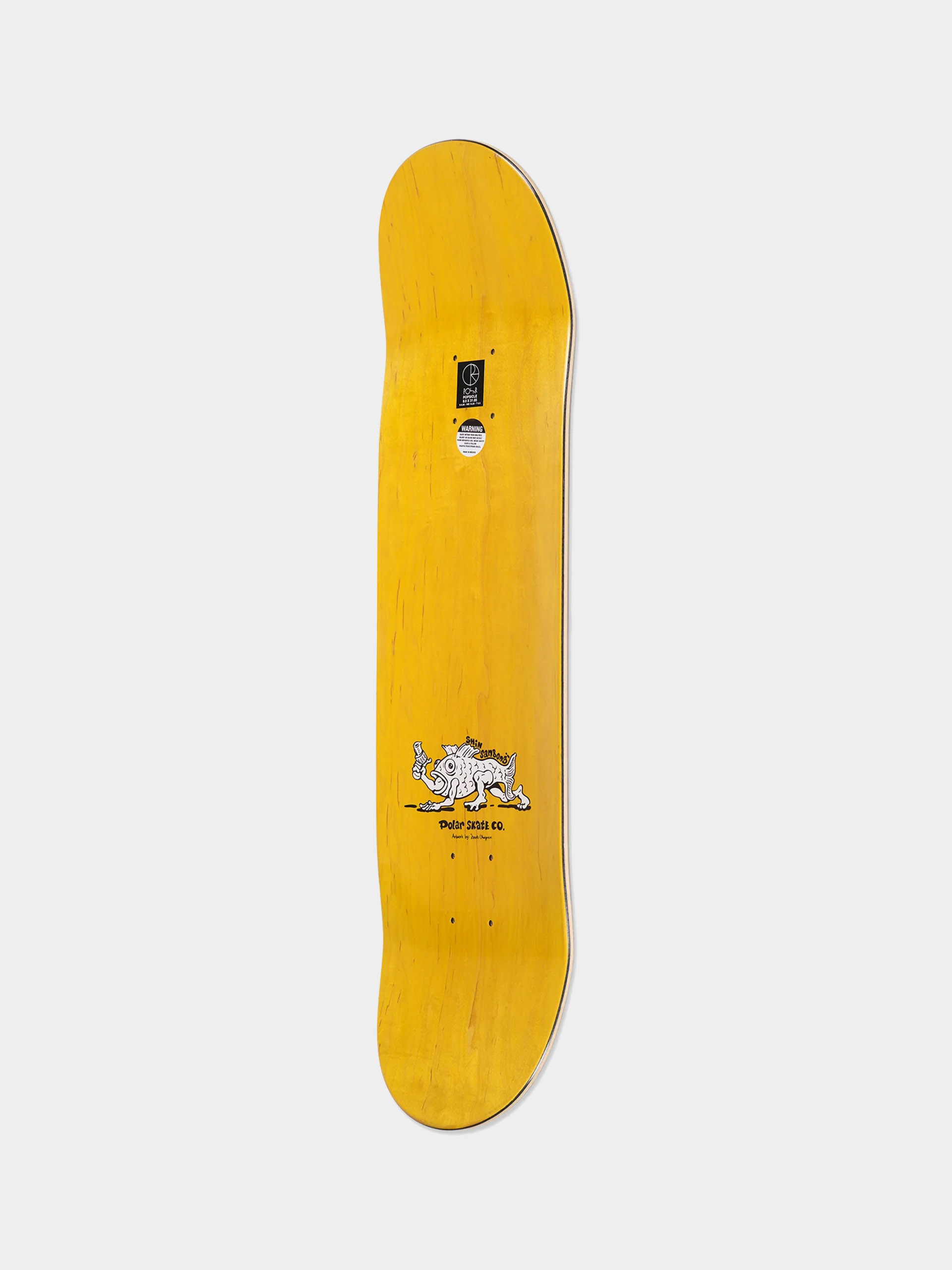 Gördeszka lap Polar Skate Shin Sanbongi Bongi Boy (yellow)