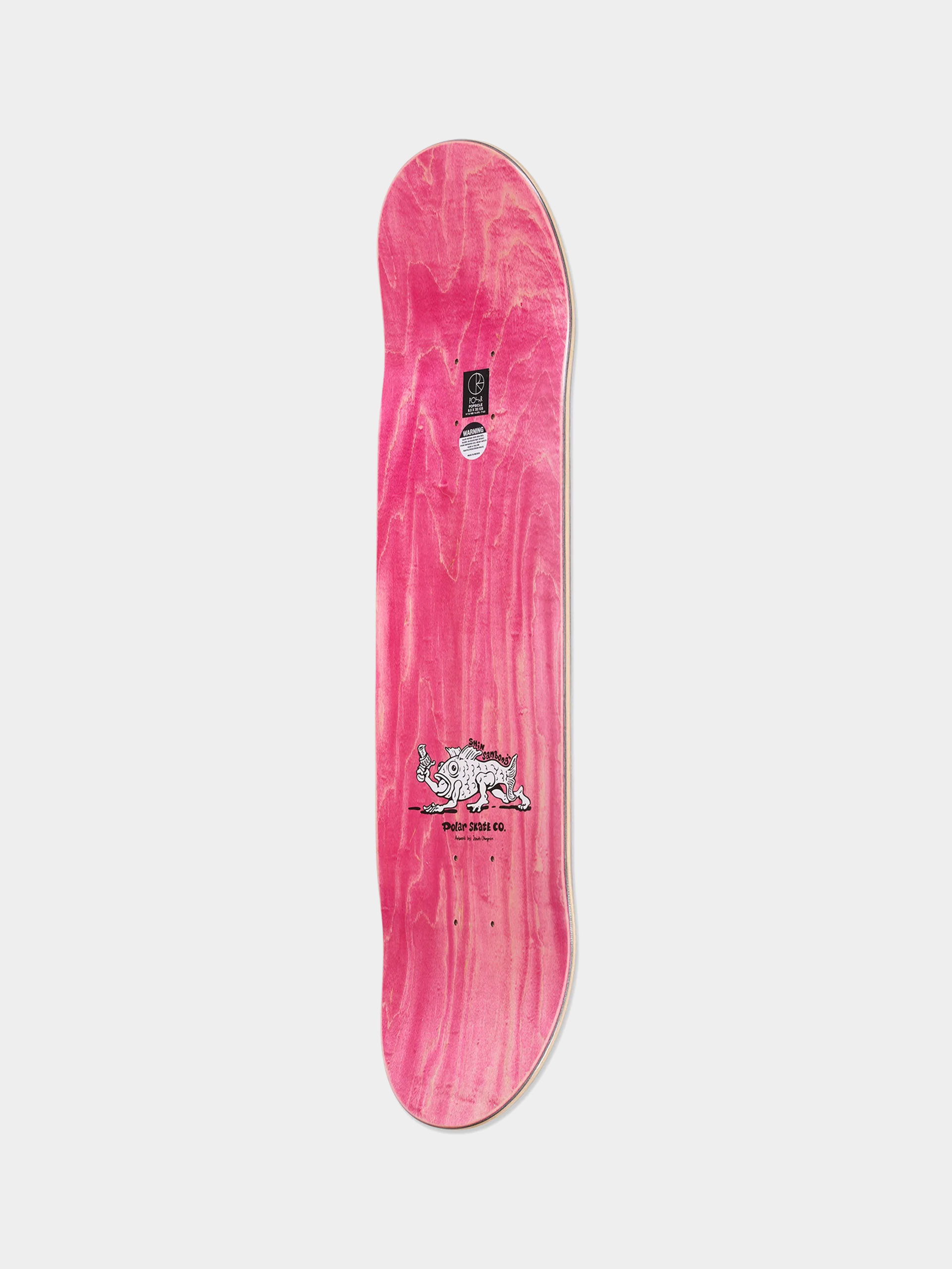 Gördeszka lap Polar Skate Shin Sanbongi Bongi Boy (pink)