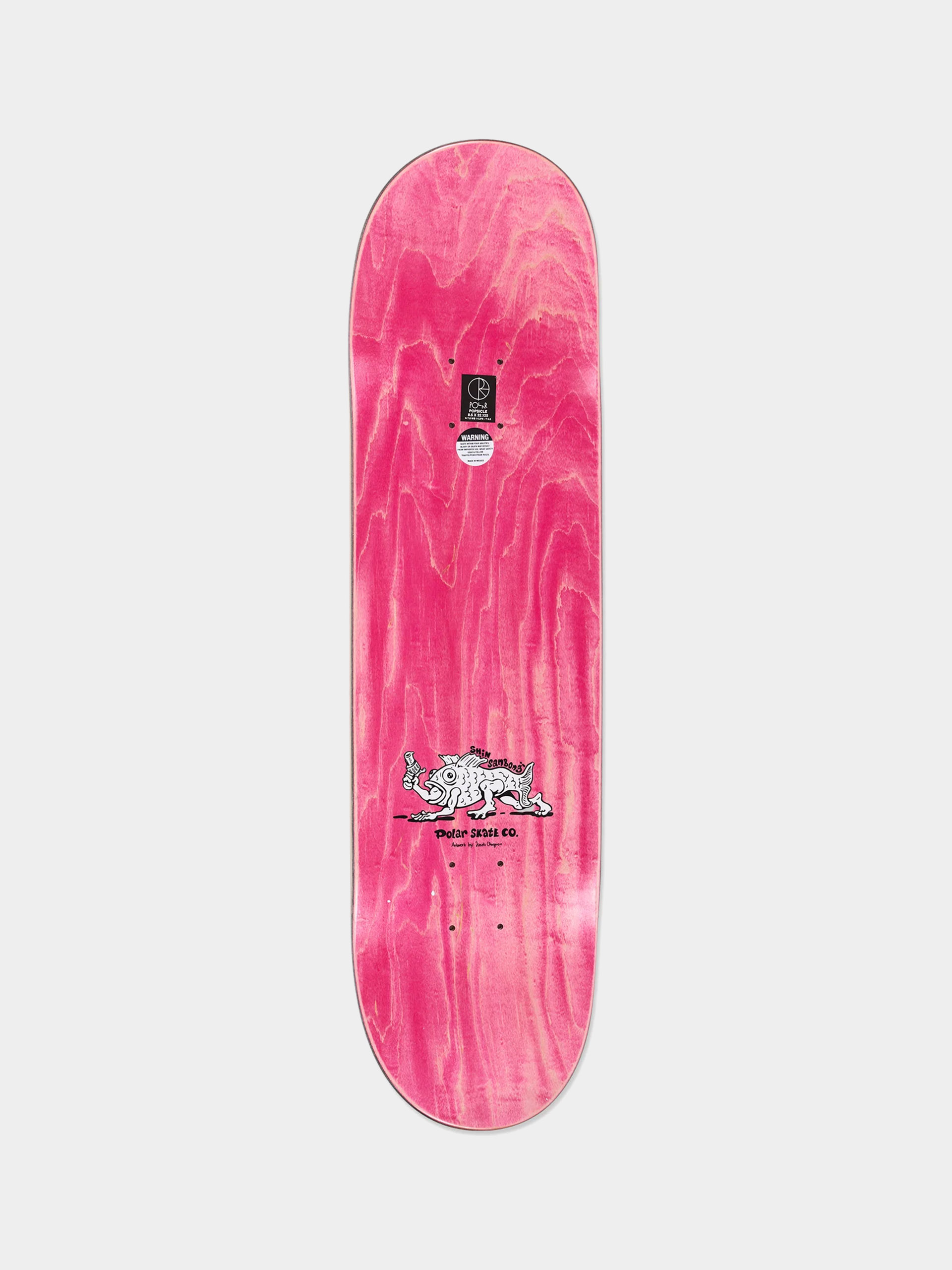 Gördeszka lap Polar Skate Shin Sanbongi Bongi Boy (pink)