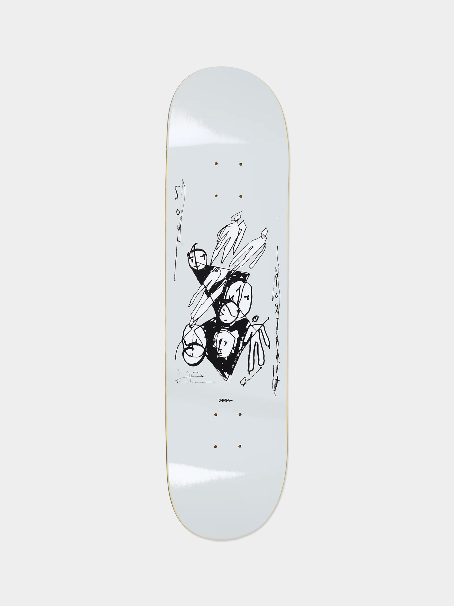 Gördeszka lap Polar Skate Team Alv Soul Portrait (grey)