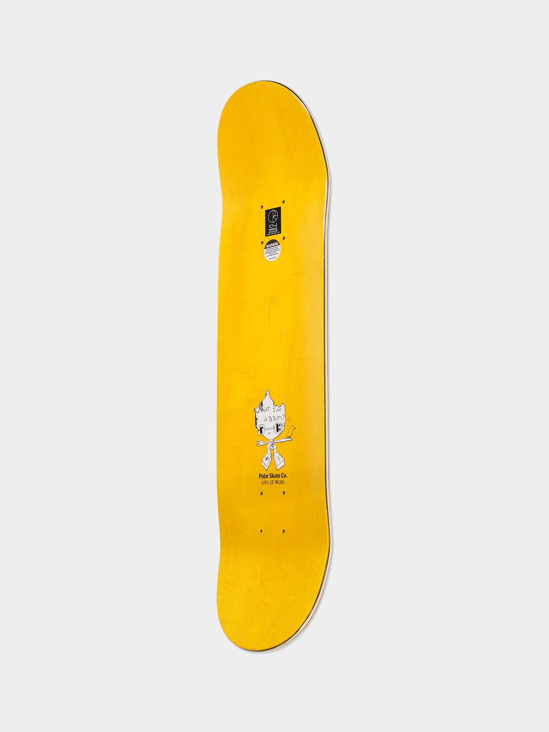 Gördeszka lap Polar Skate Oski I Think You Perfect (yellow)