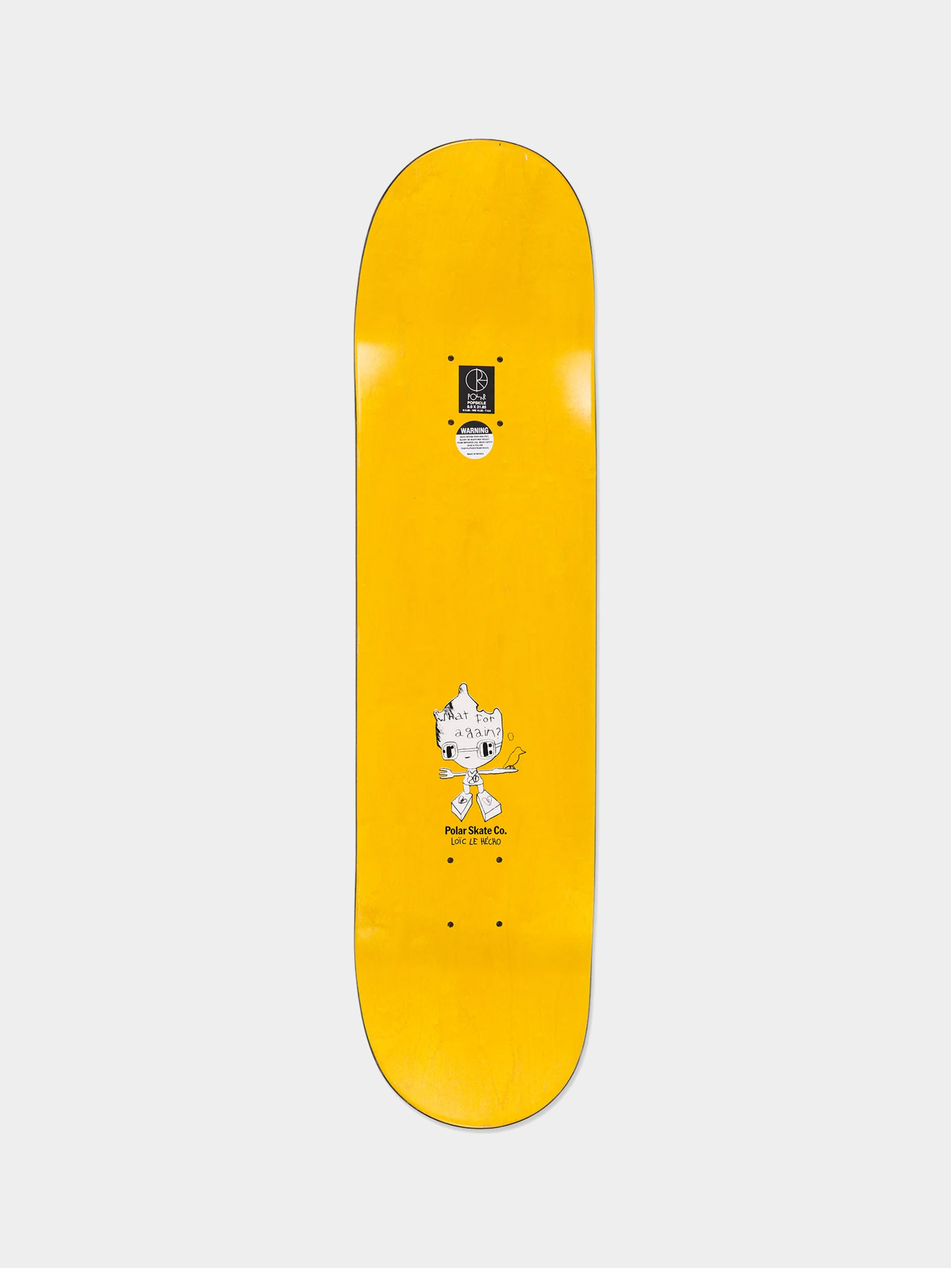 Gördeszka lap Polar Skate Oski I Think You Perfect (yellow)