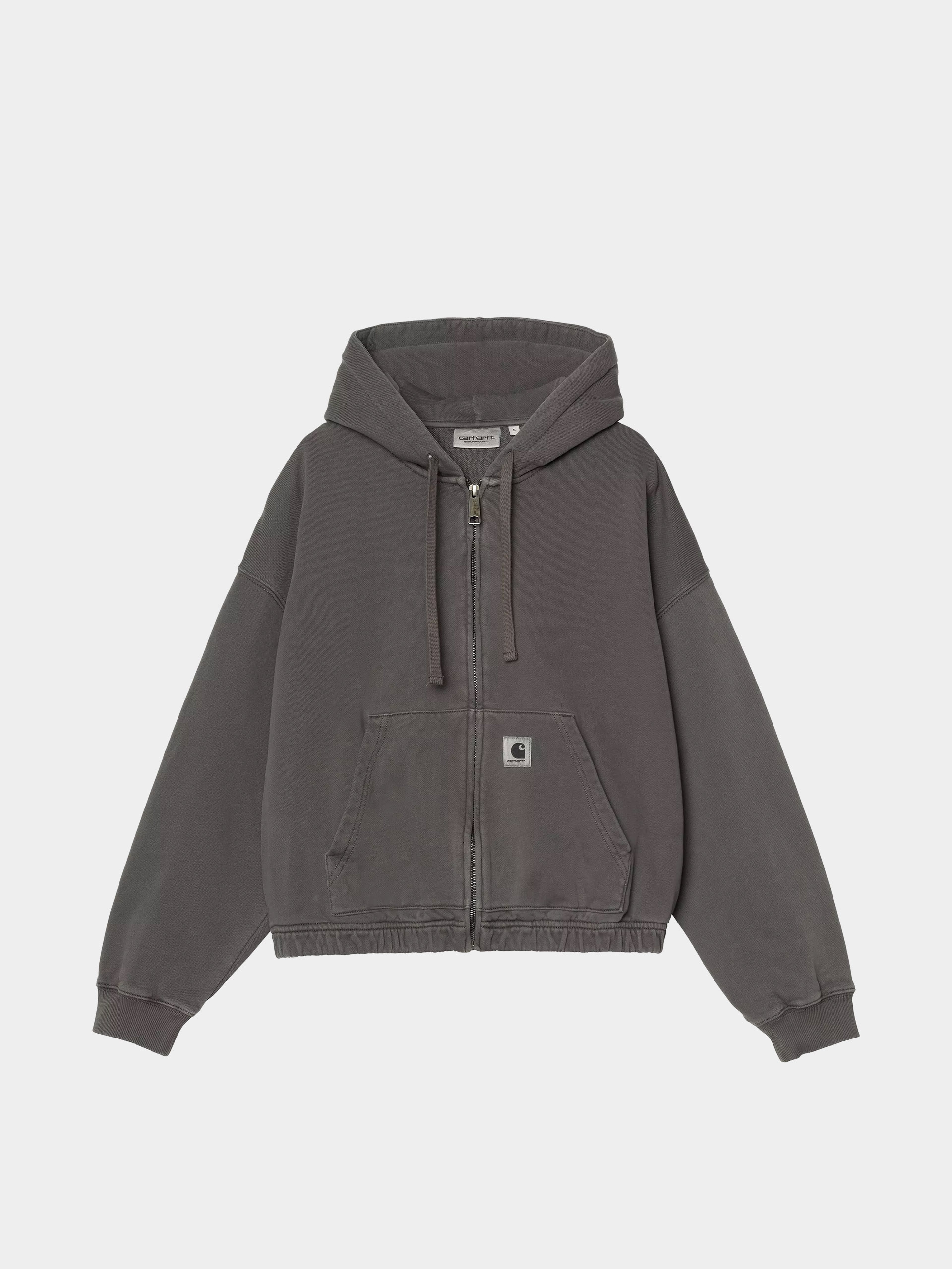 Kapucnis pulóver Carhartt WIP Hoggard ZHD Wmn (black)