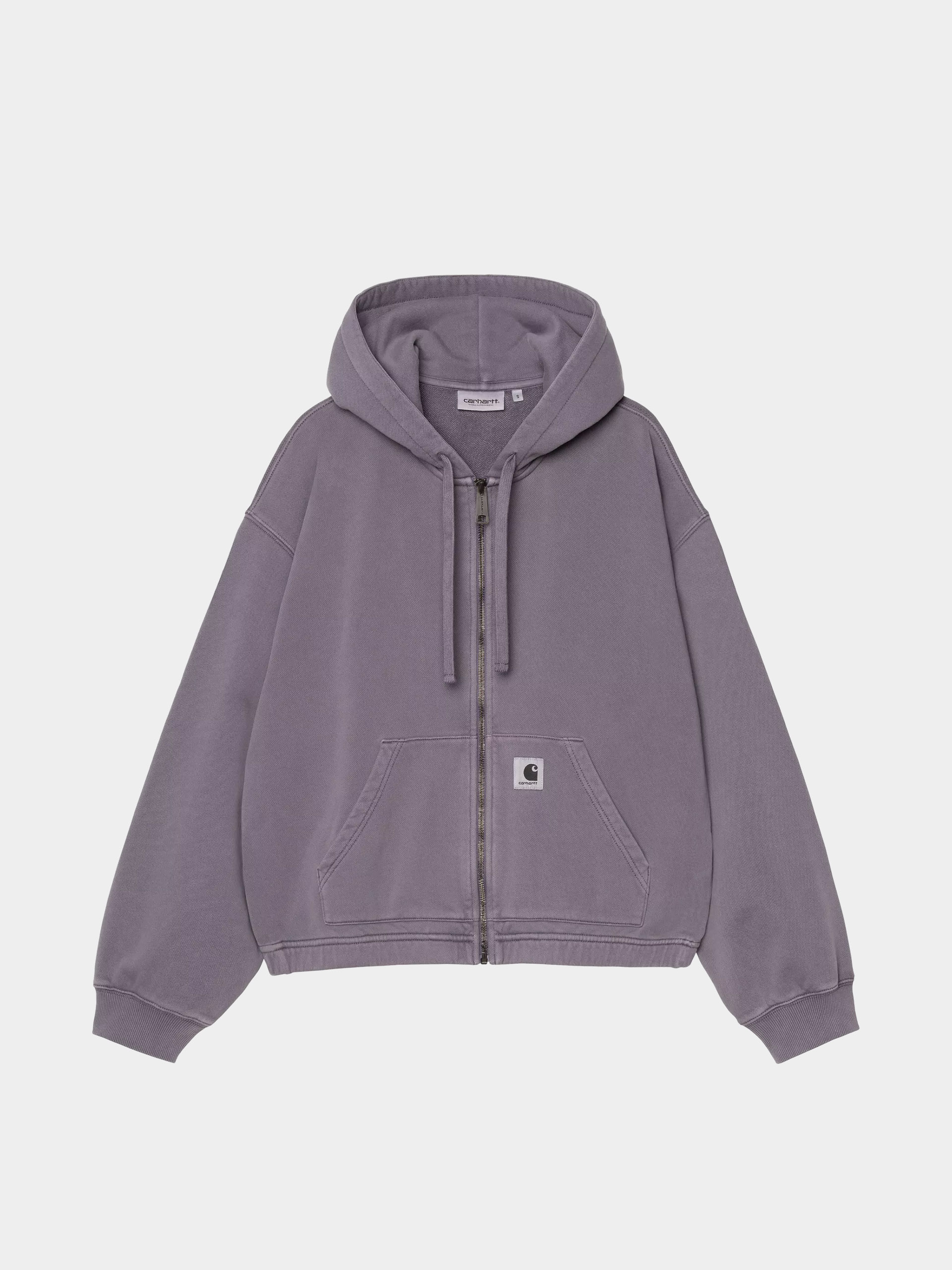 Kapucnis pulóver Carhartt WIP Hoggard ZHD Wmn (shady purple)
