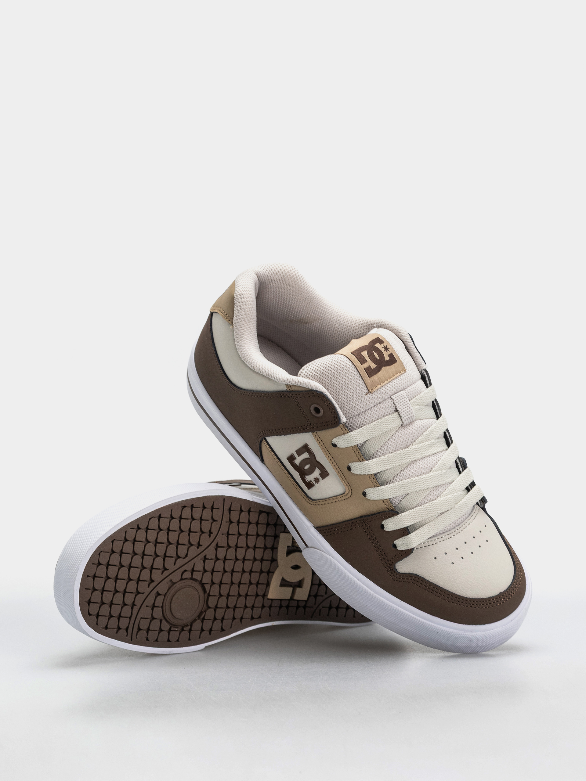 DC Pure Cipők (brown/tan/offwhite)