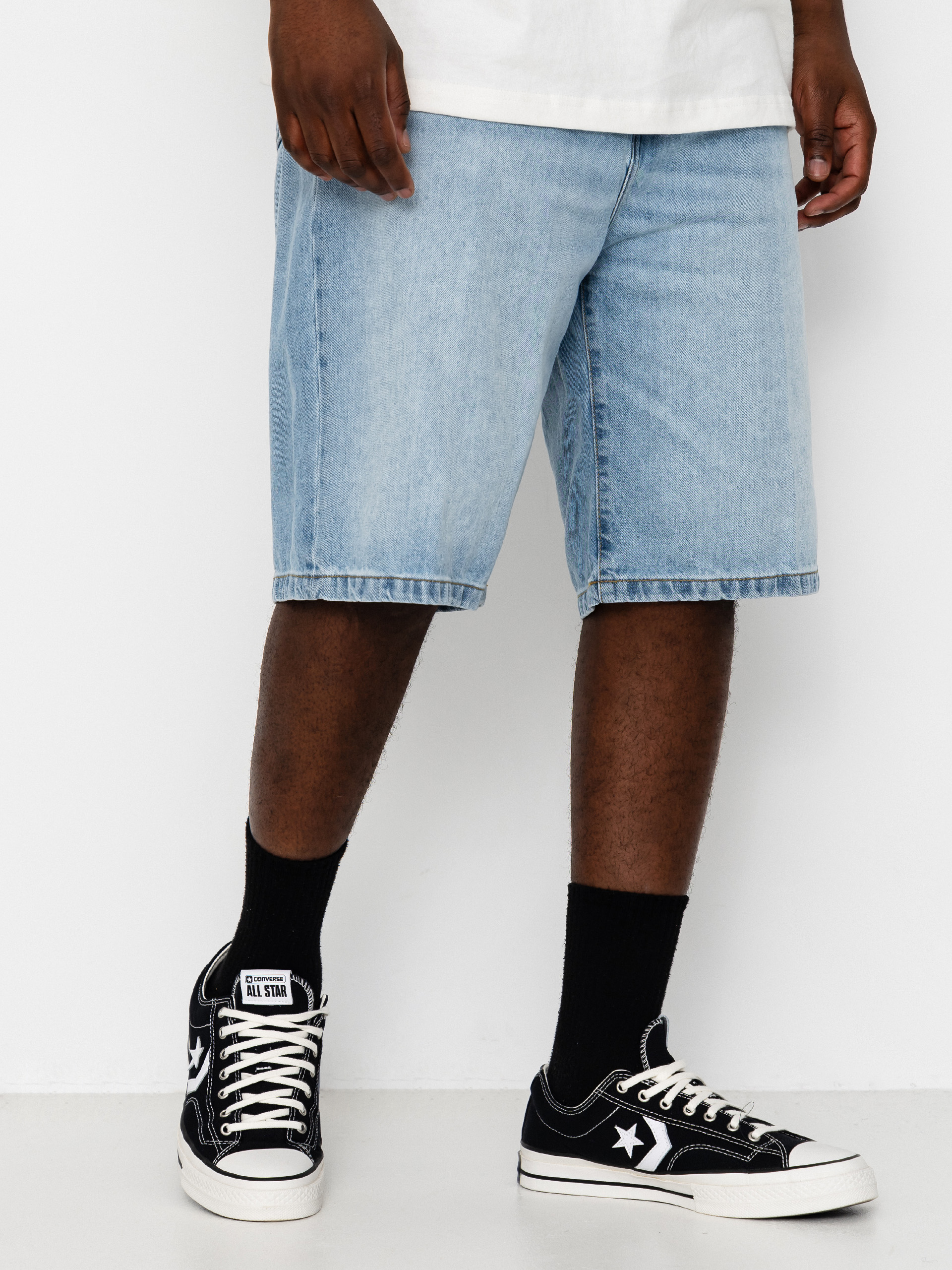 Rövidnadrág Carhartt WIP Landon (blue heavy worn bleached)