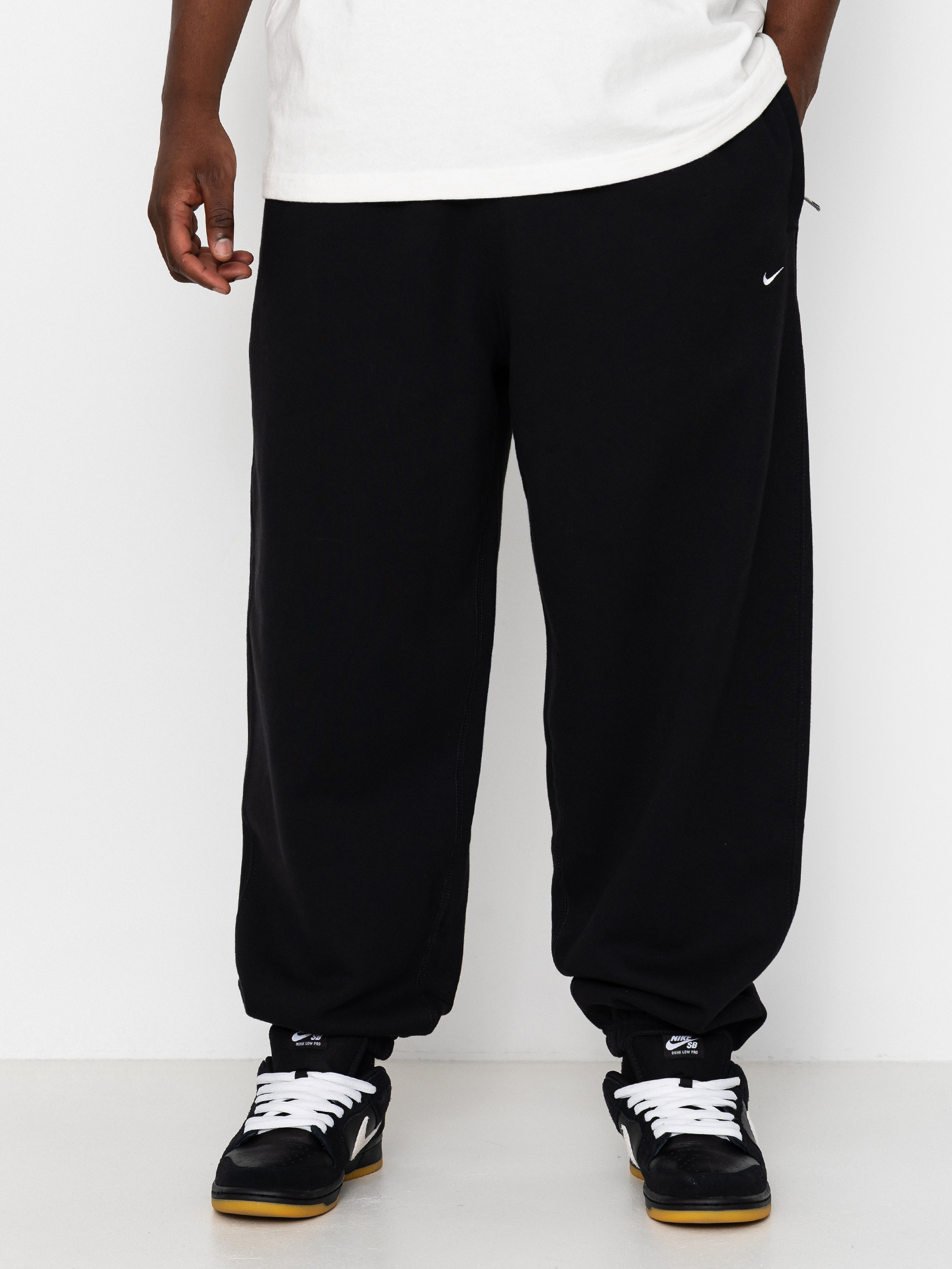 Nike SB Solo Swoosh Kisnadrág (black/black/white)
