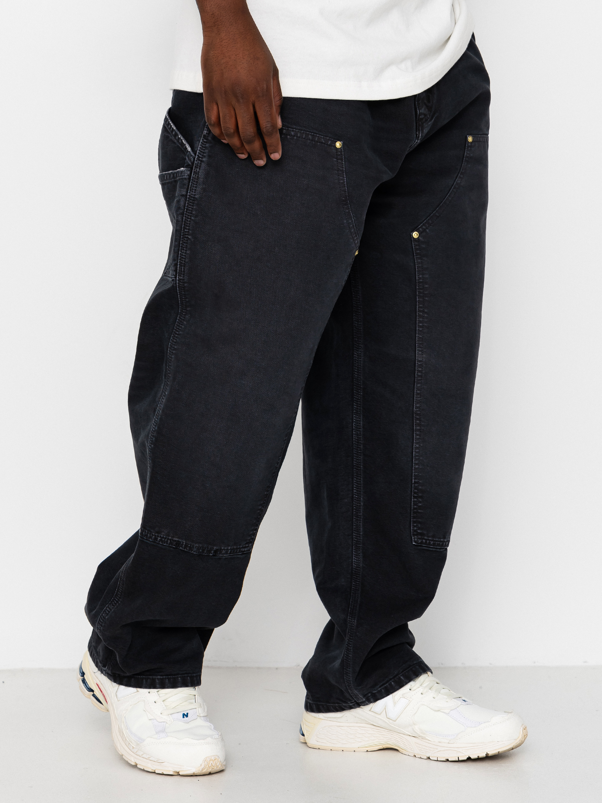 Kisnadrág Carhartt WIP OG Double Knee (black)