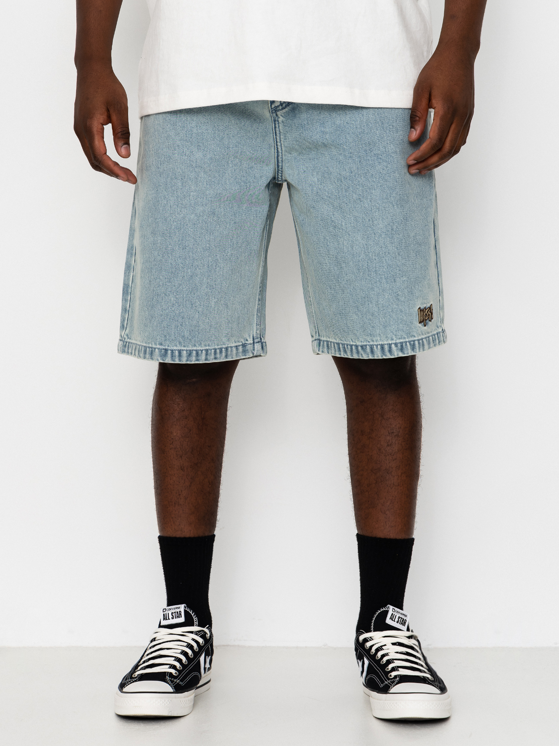 MassDnm Jeans Higher Rövidnadrág (lt blue)