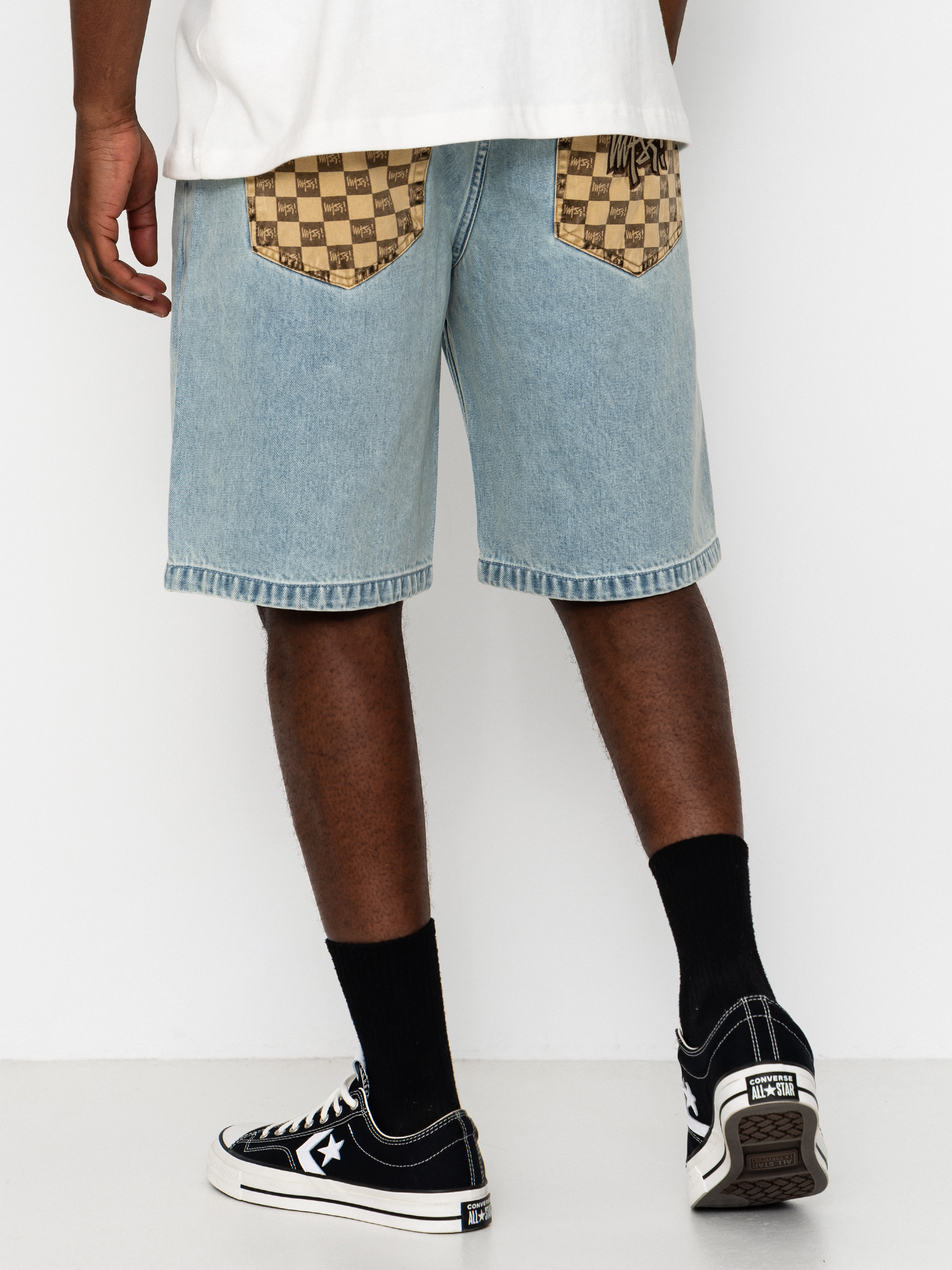 MassDnm Jeans Higher Rövidnadrág (lt blue)