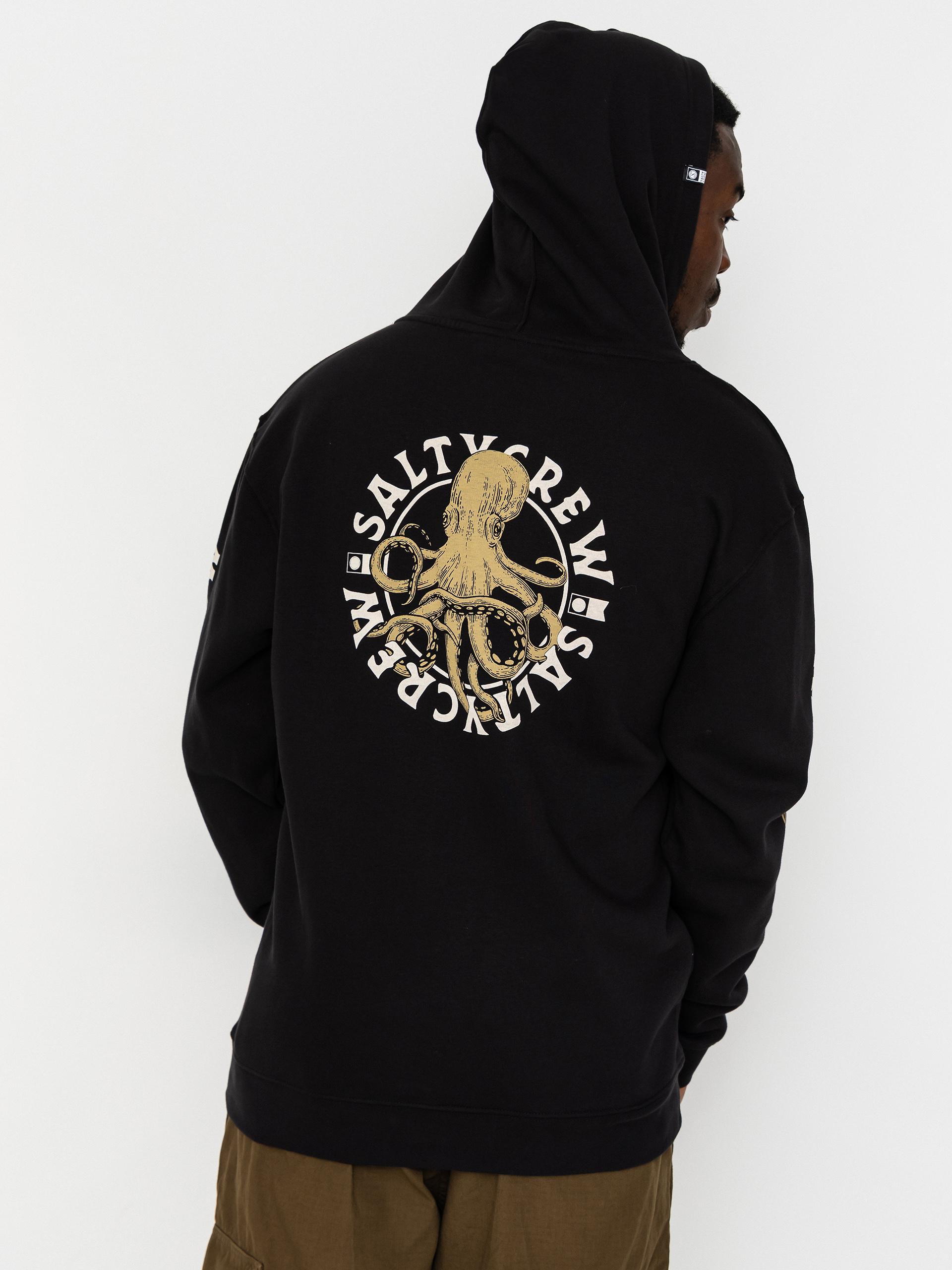 Kapucnis pulóver Salty Crew Tentacles HD (black)