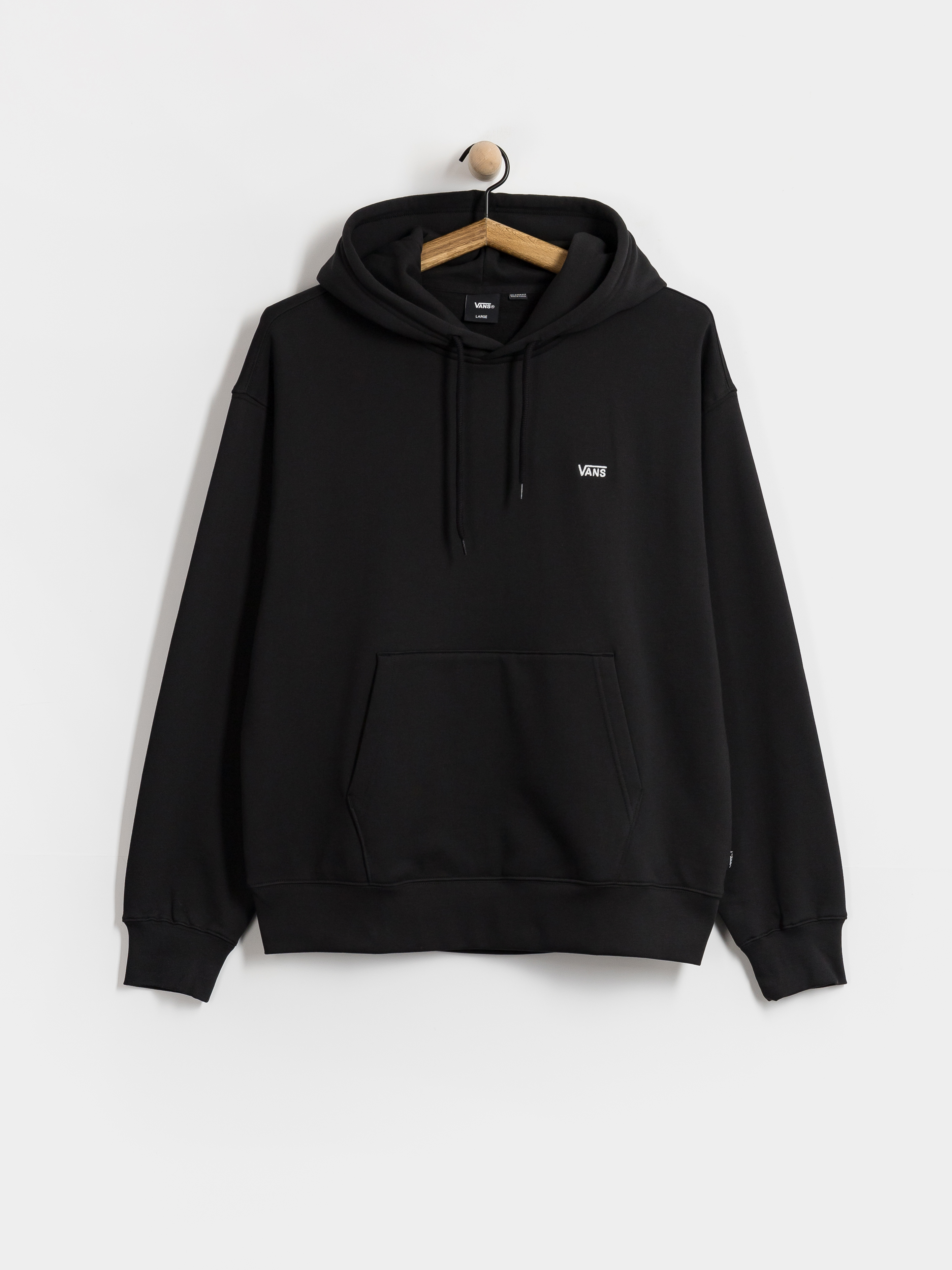 Kapucnis pulóver Vans Left Chest II HD (black)