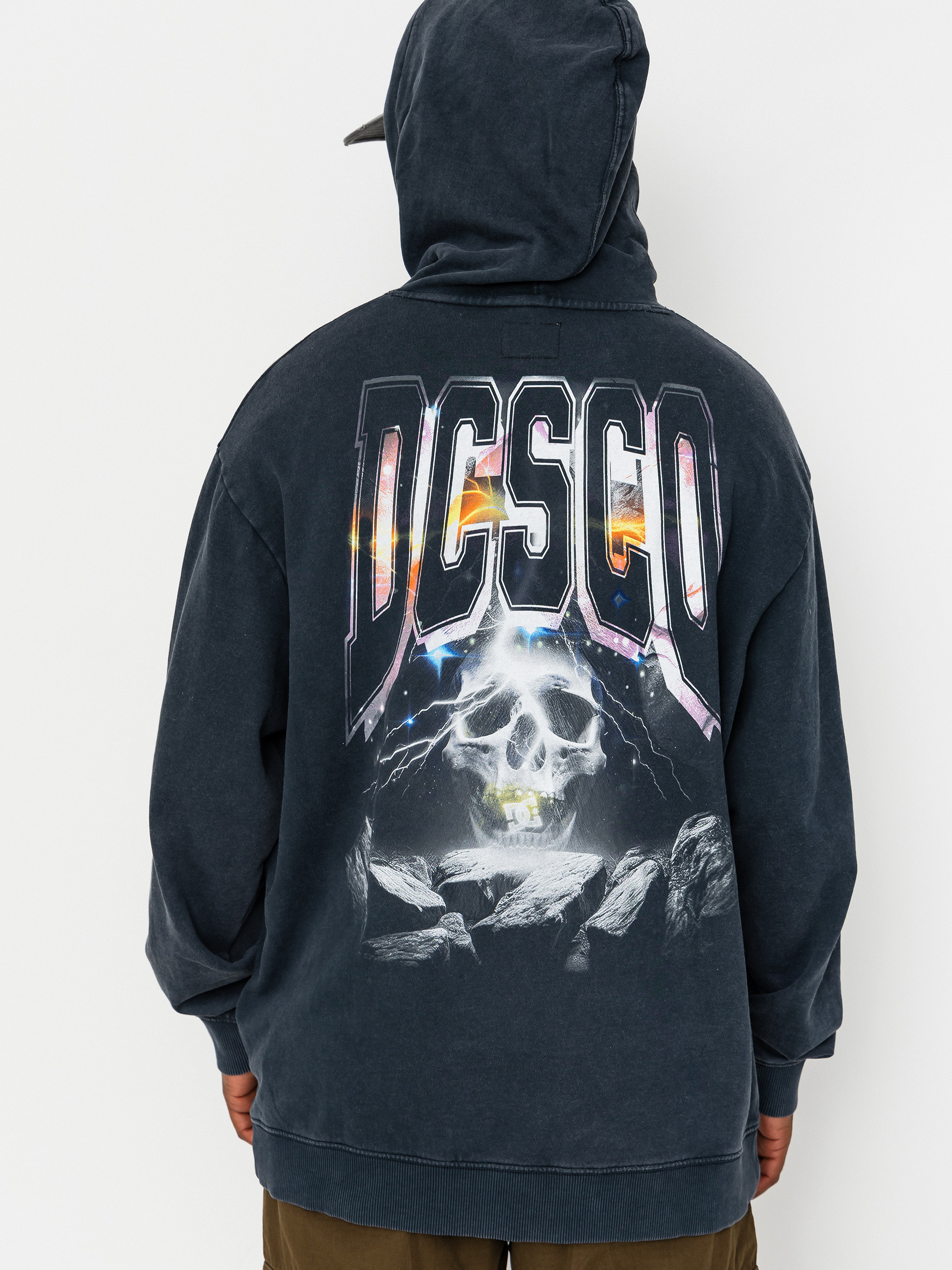 DC Skull Storm HD Kapucnis pulóver (black)