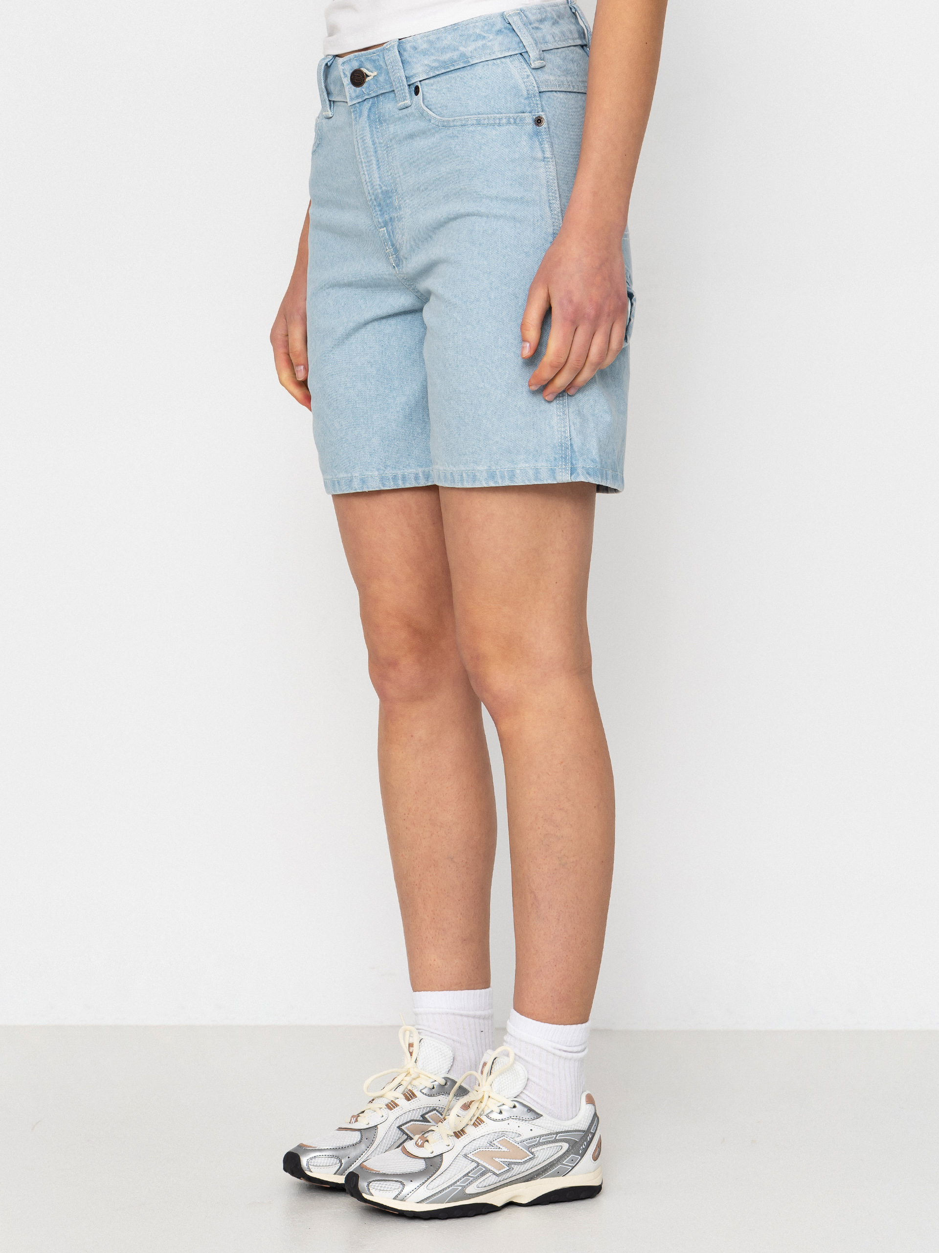 Dickies 993 7 Inch Carpenter Wmn Rövidnadrág (vintage aged blue)