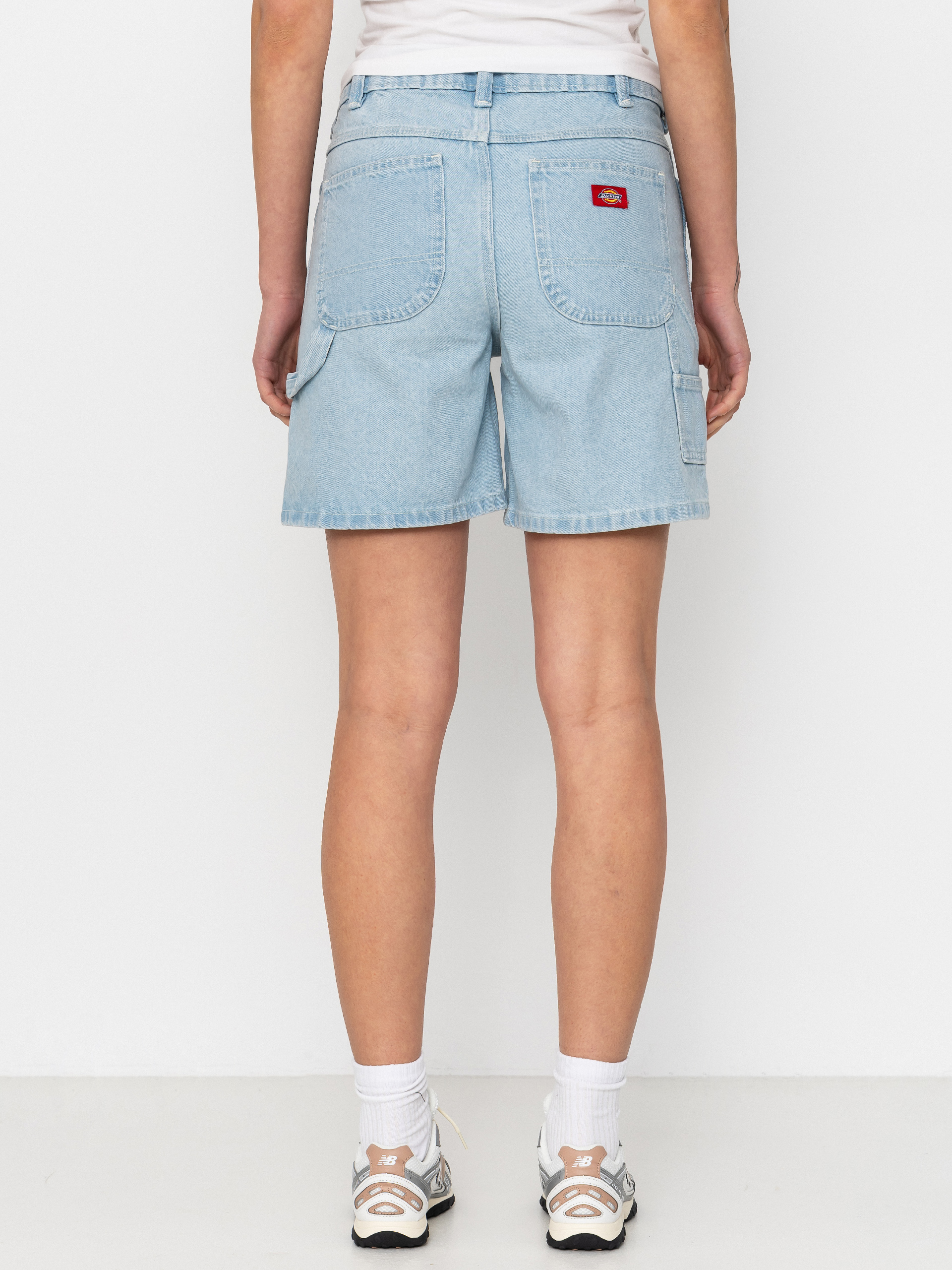 Dickies 993 7 Inch Carpenter Wmn Rövidnadrág (vintage aged blue)
