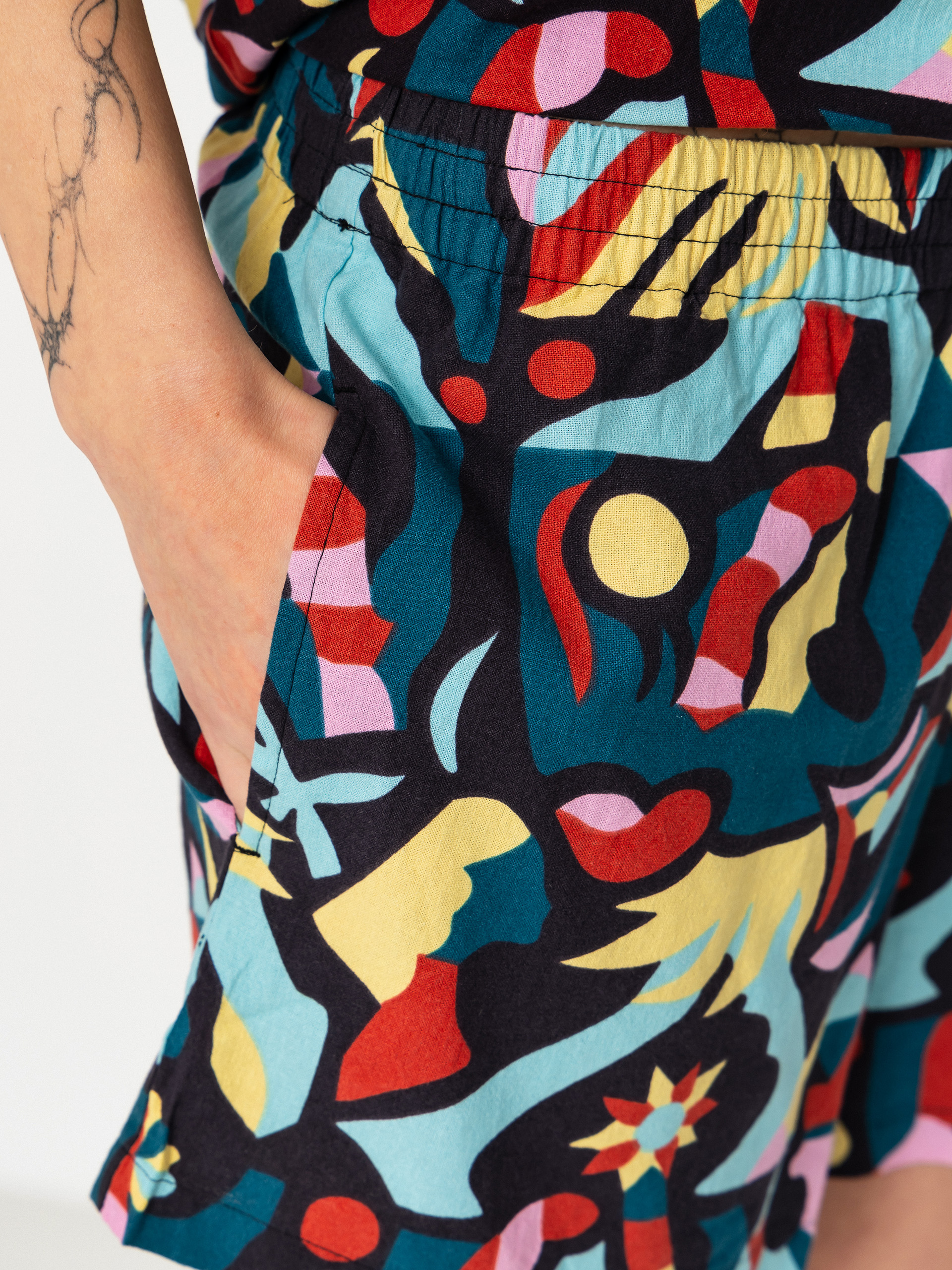 Volcom Fa Bruno Lucas Wmn Rövidnadrág (multi)