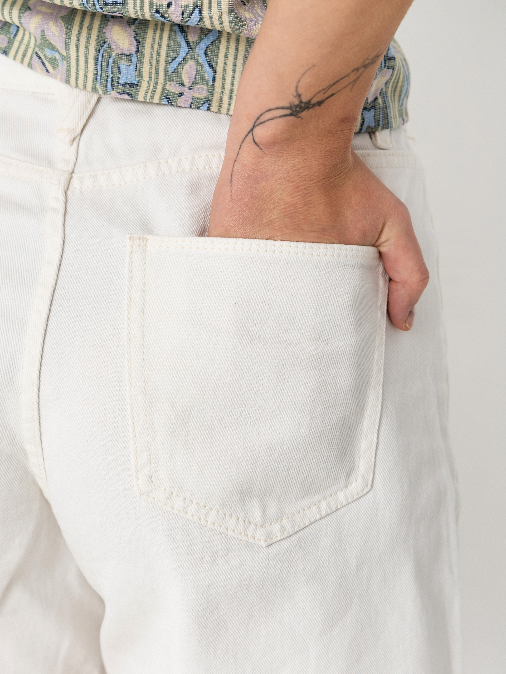 Volcom Stoned Bf Wmn Rövidnadrág (vintage white)
