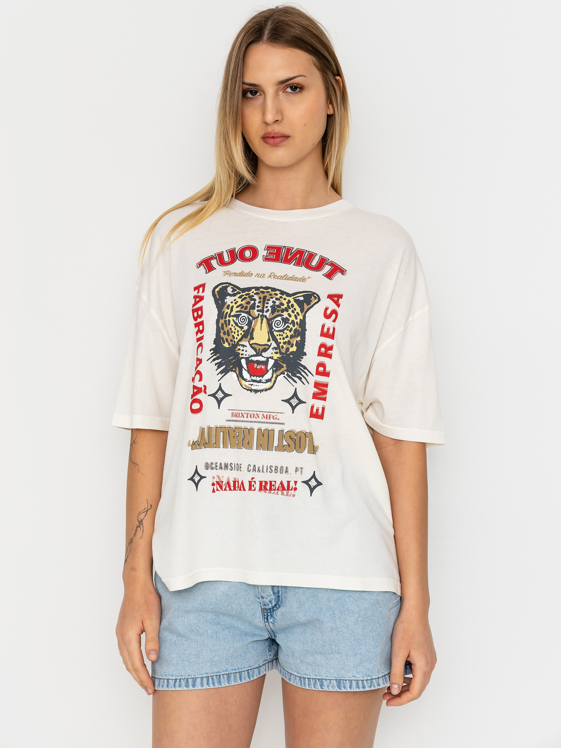 Brixton The Getaway Oversized Bf Wmn Póló