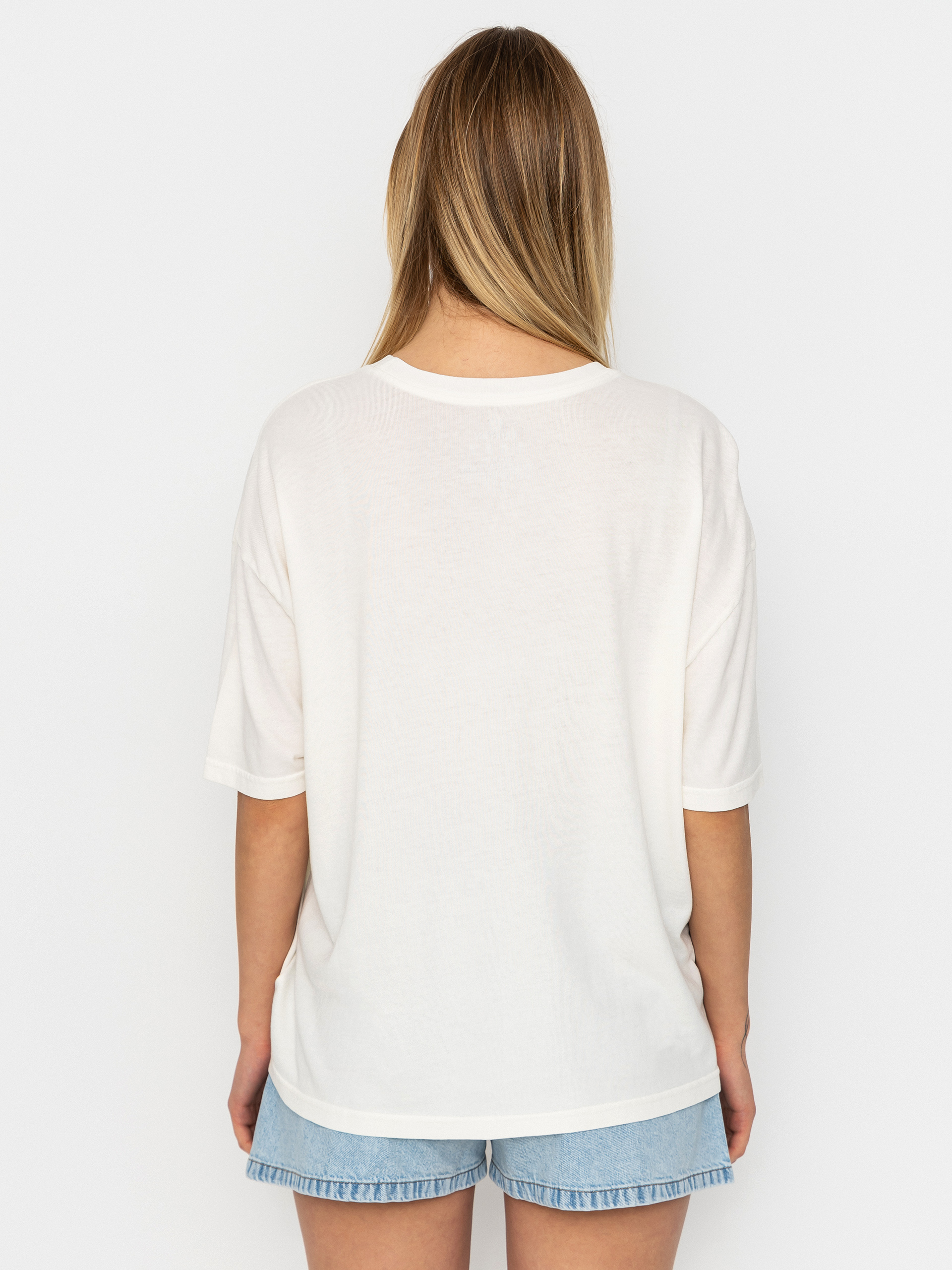 Brixton The Getaway Oversized Bf Wmn Póló (vintage white)