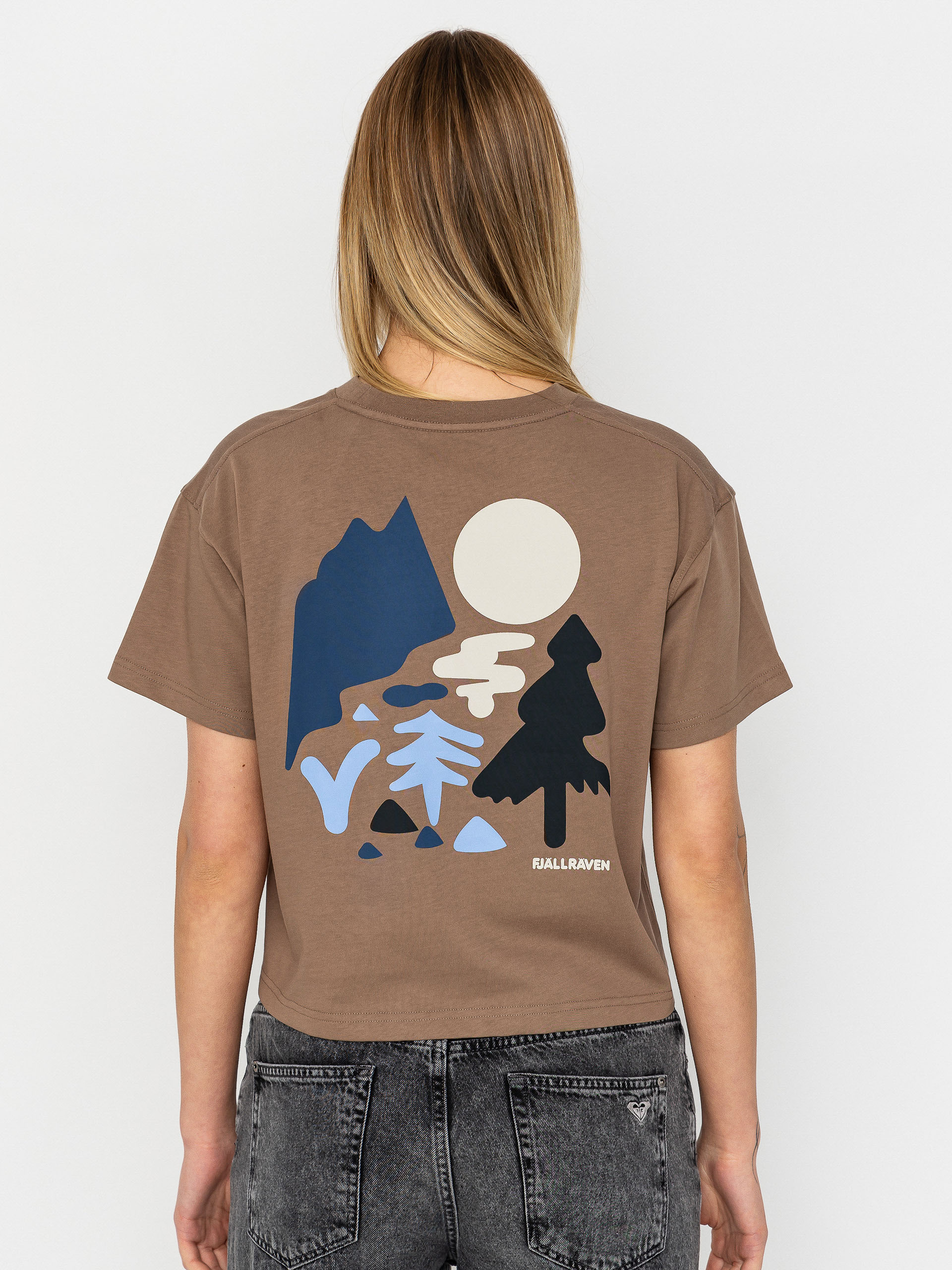 Póló Fjallraven Forest Walk Wmn (suede brown)