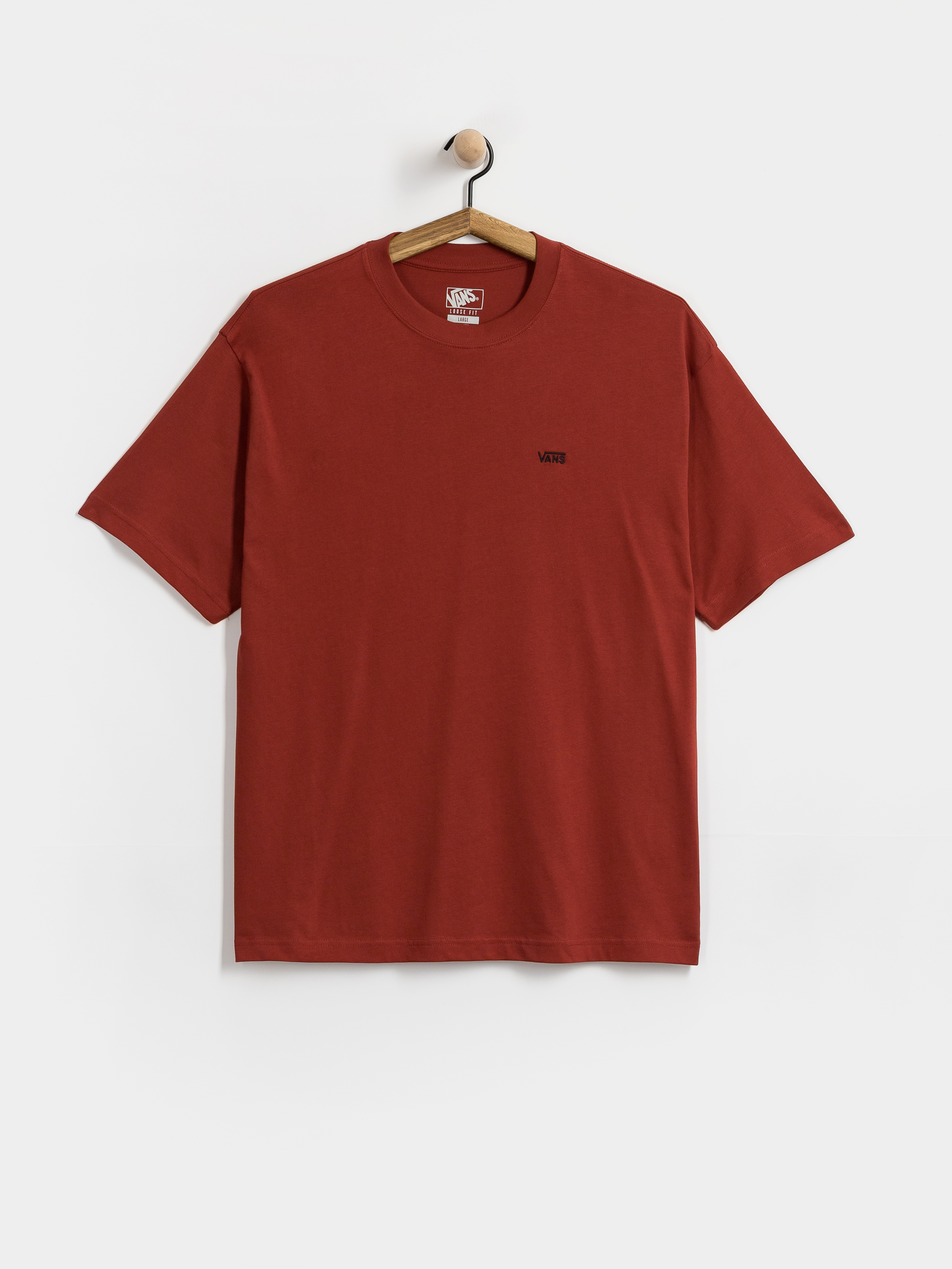 Póló Vans Left Chest II Loose (poppy ember)