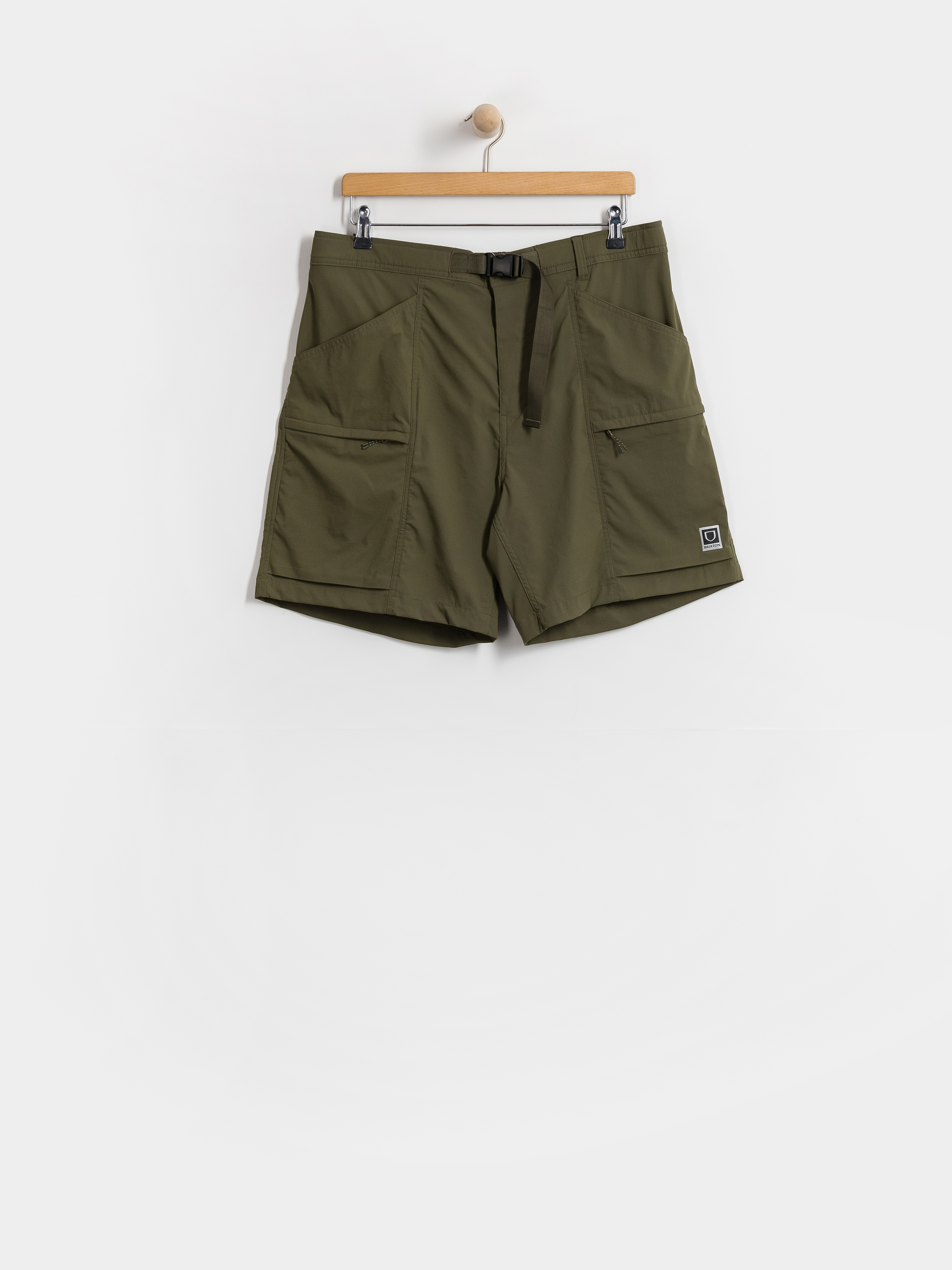 Rövidnadrág Brixton Journey Utility (dark olive)