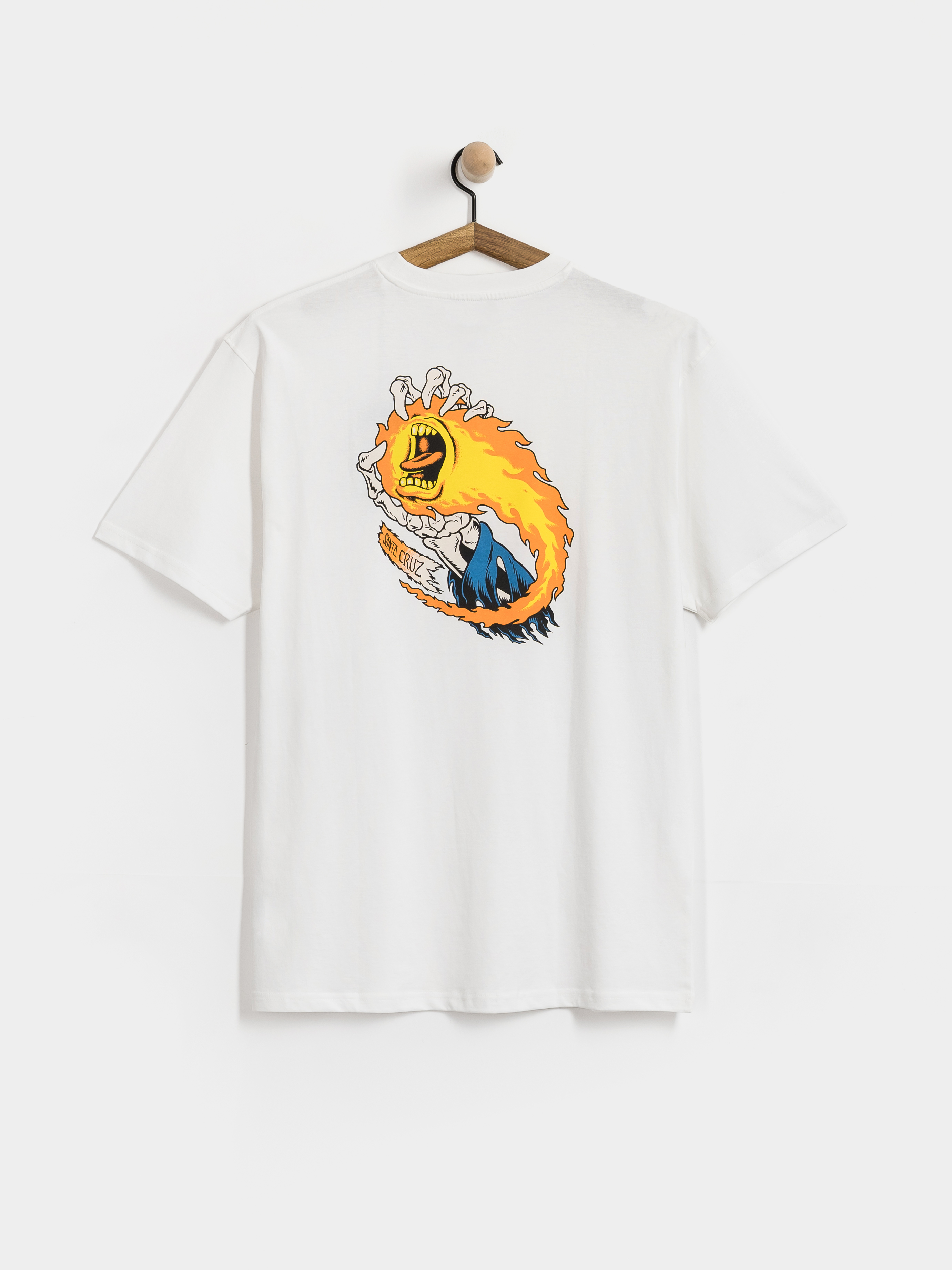 Póló Santa Cruz O'Brien Scream Reaper (white)
