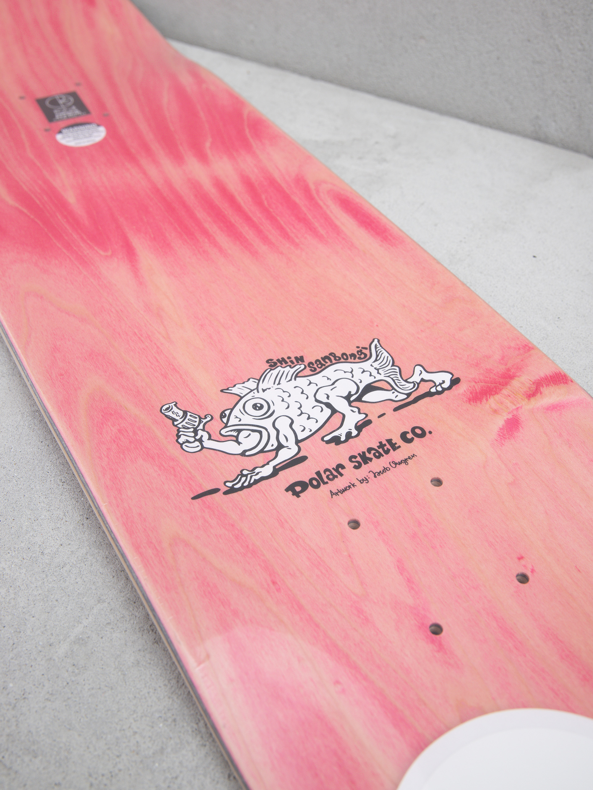 Gördeszka lap Polar Skate Shin Sanbongi Bongi Boy (pink)