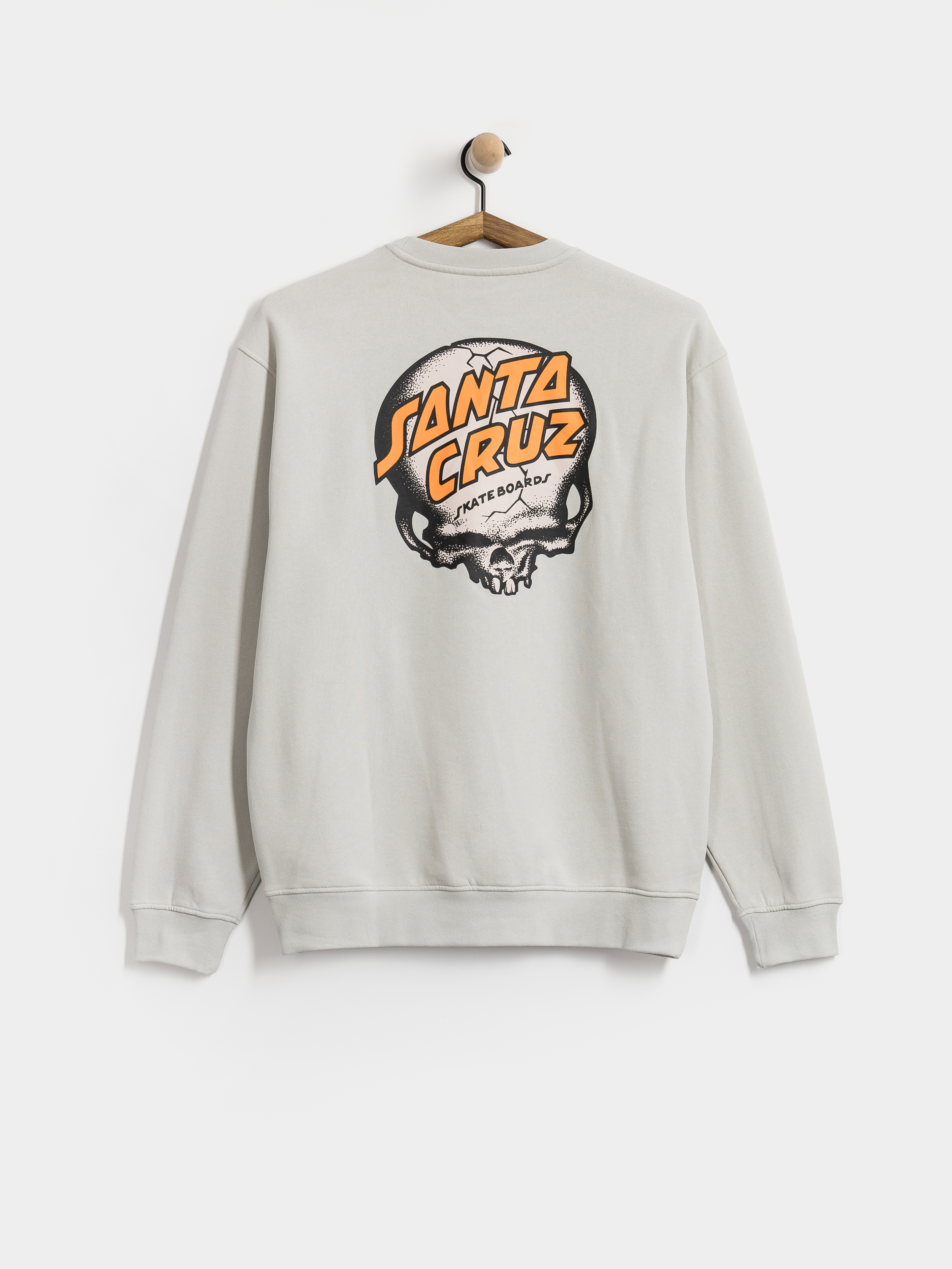 Santa Cruz O'Brien Skull Crew Pulóver (mist)